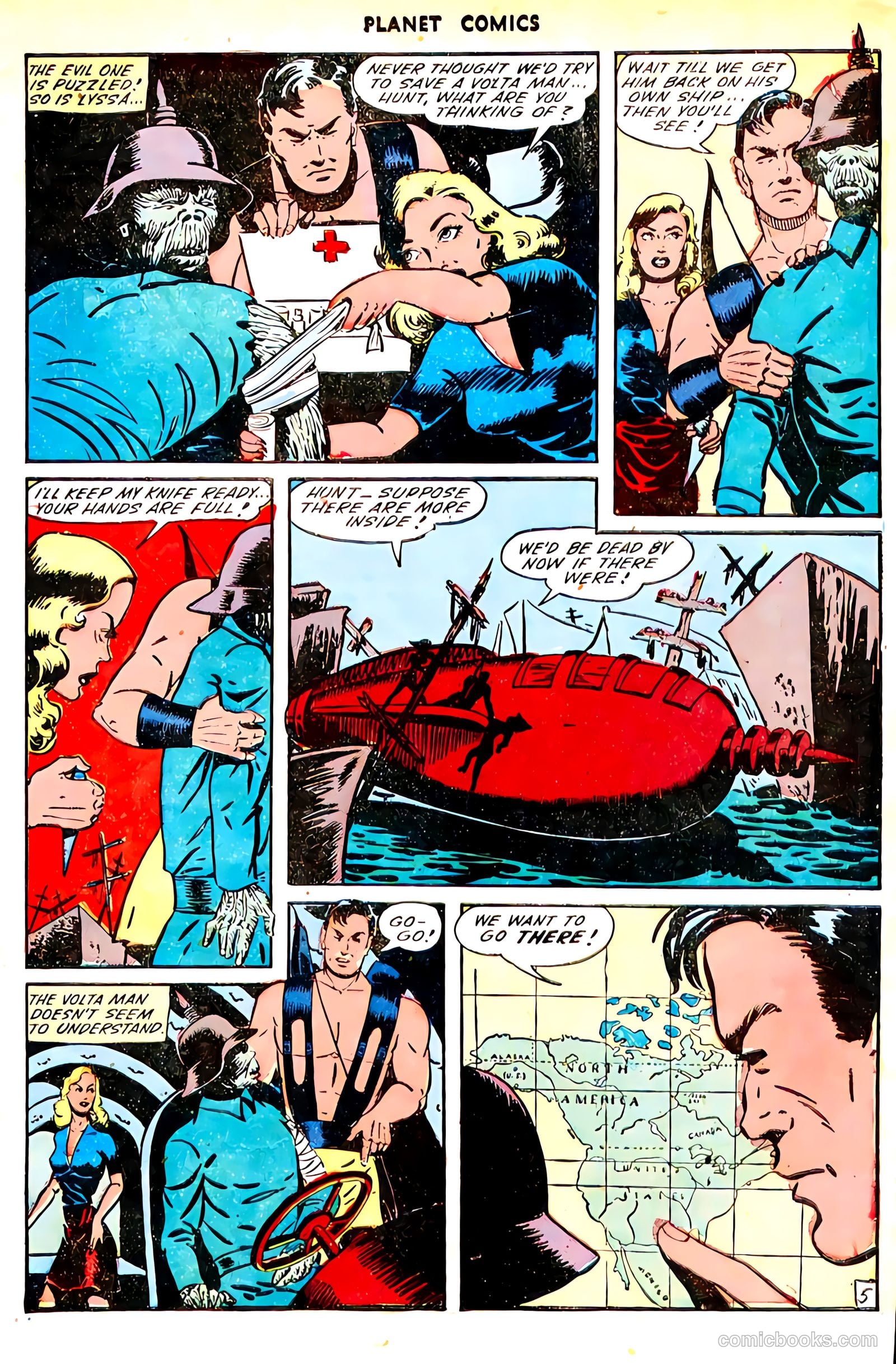 Planet Comics #33 (1944) — page 7 of 52