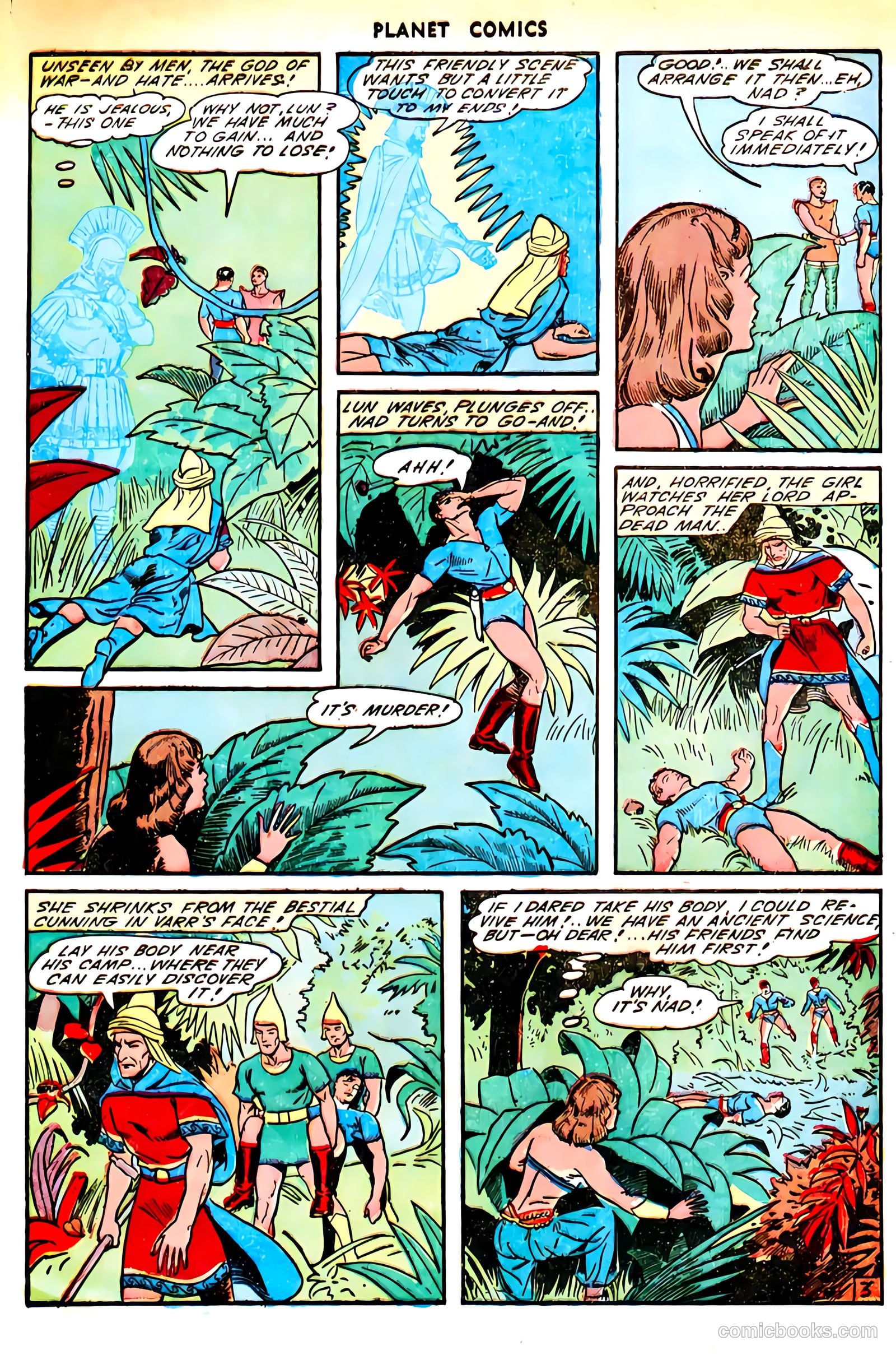 Planet Comics #33 (1944) — page 45 of 52