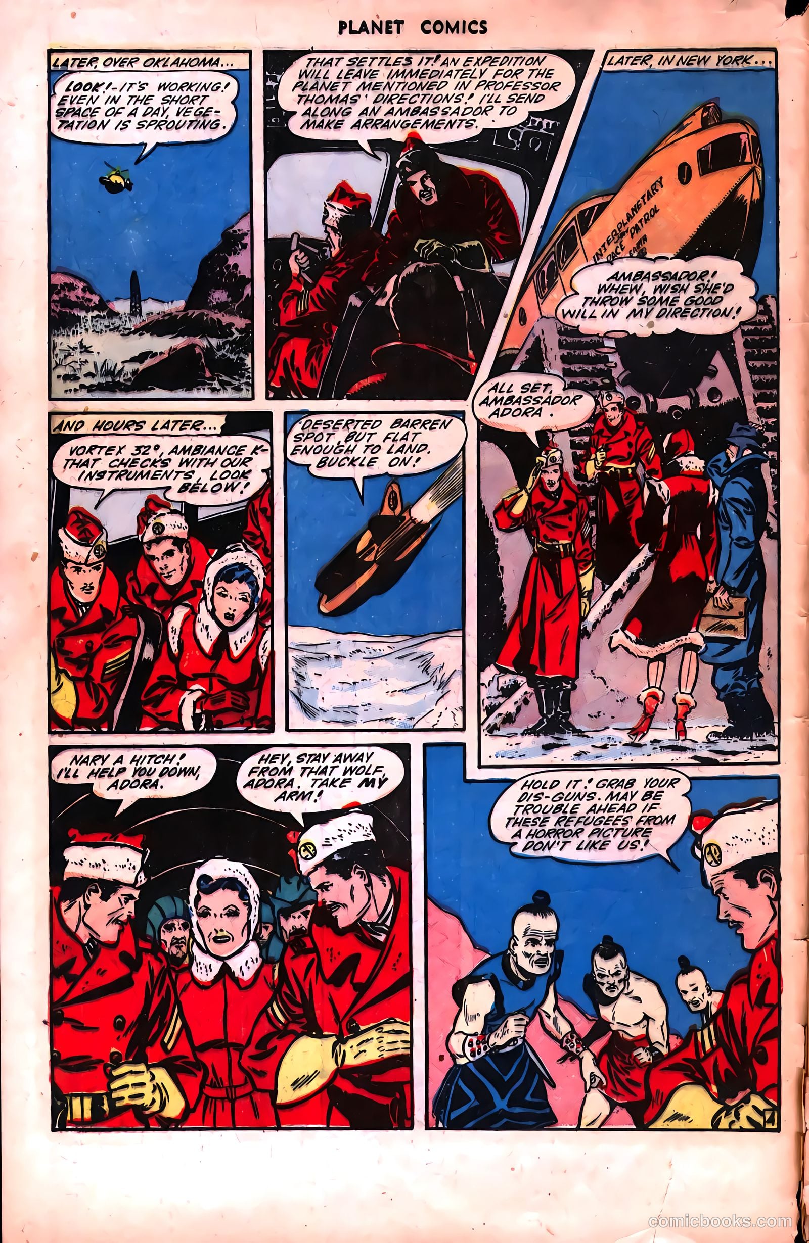 Planet Comics #34 (1945) — page 6 of 52