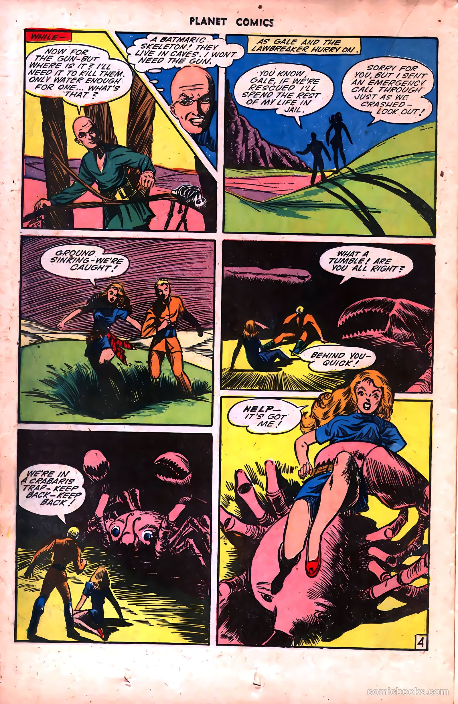 Planet Comics #34 (1945) — page 22 of 52