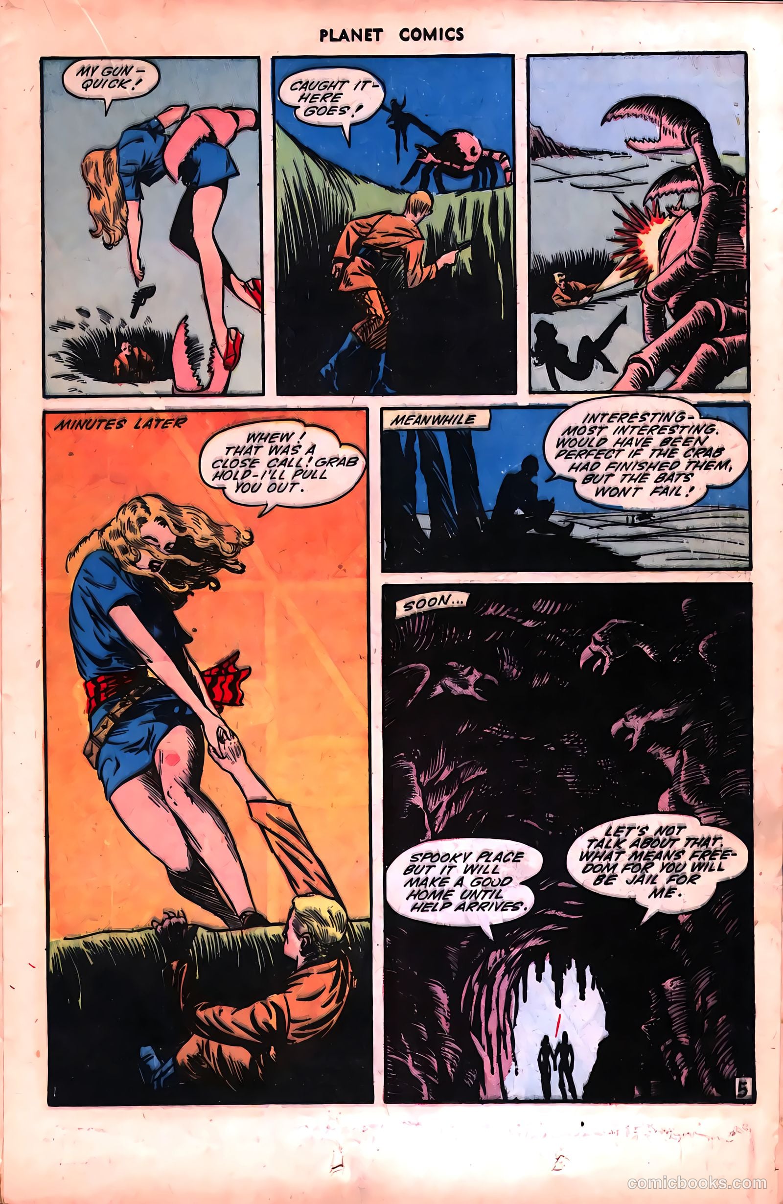 Planet Comics #34 (1945) — page 23 of 52