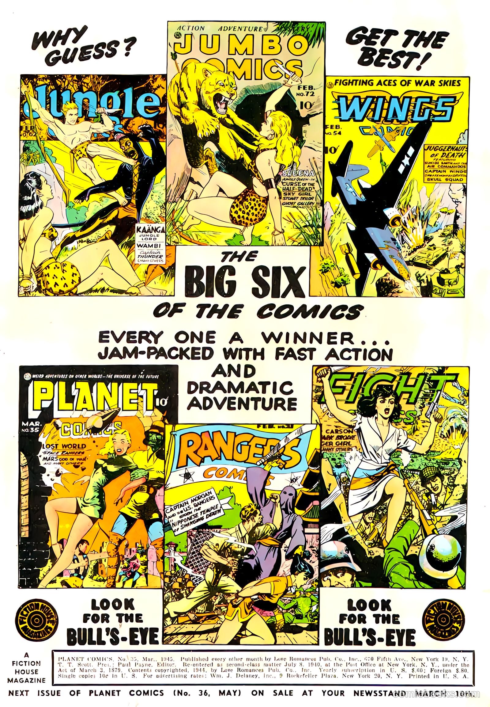 Planet Comics #35 (1945) — page 2 of 52