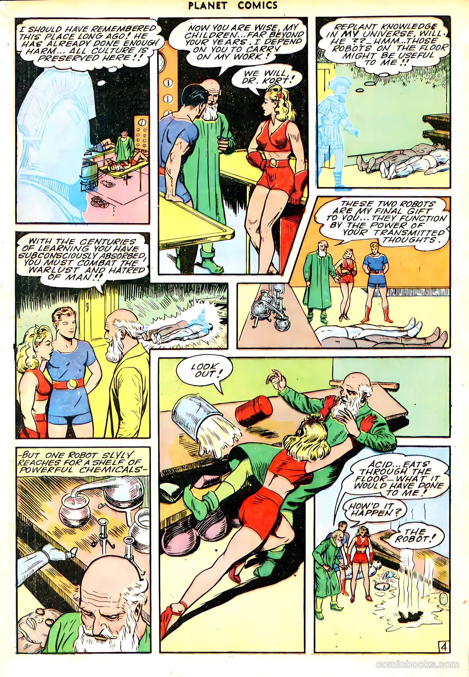 Planet Comics #35 (1945) — page 18 of 52