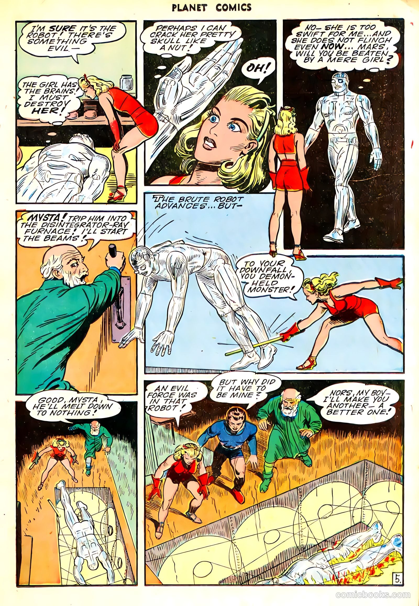 Planet Comics #35 (1945) — page 19 of 52
