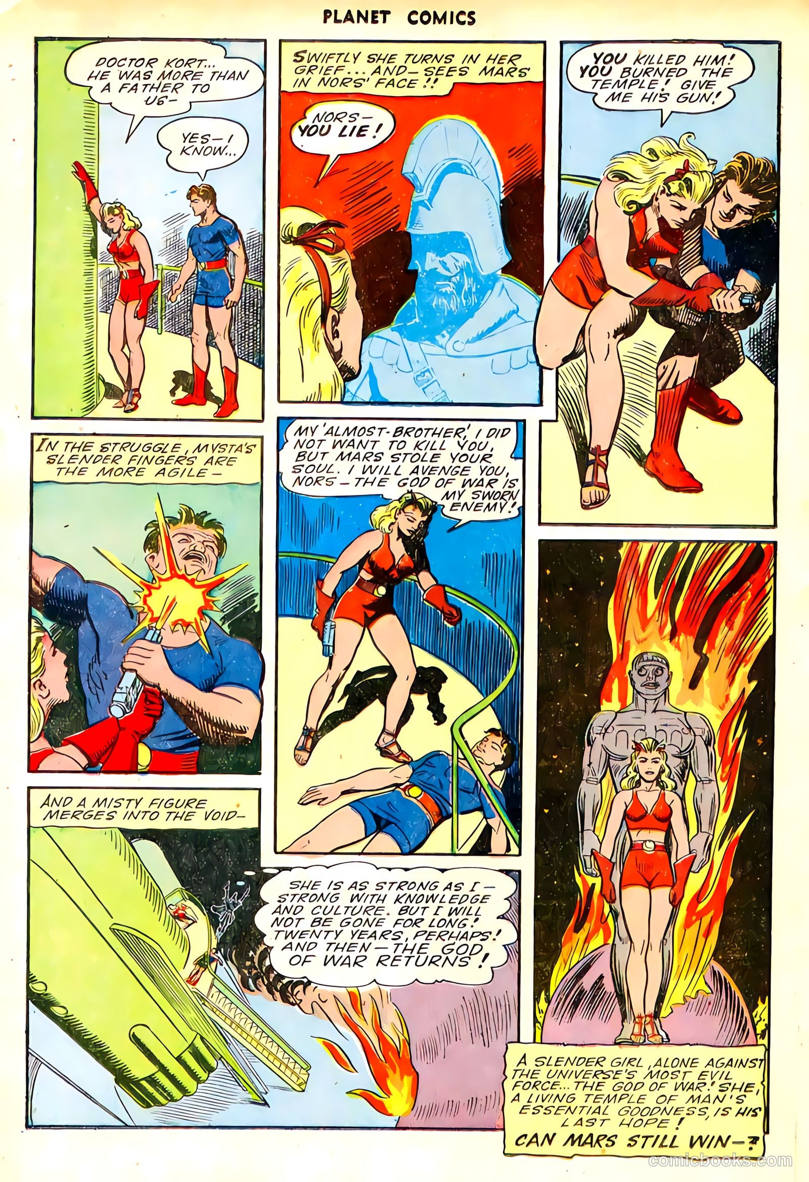 Planet Comics #35 (1945) — page 22 of 52
