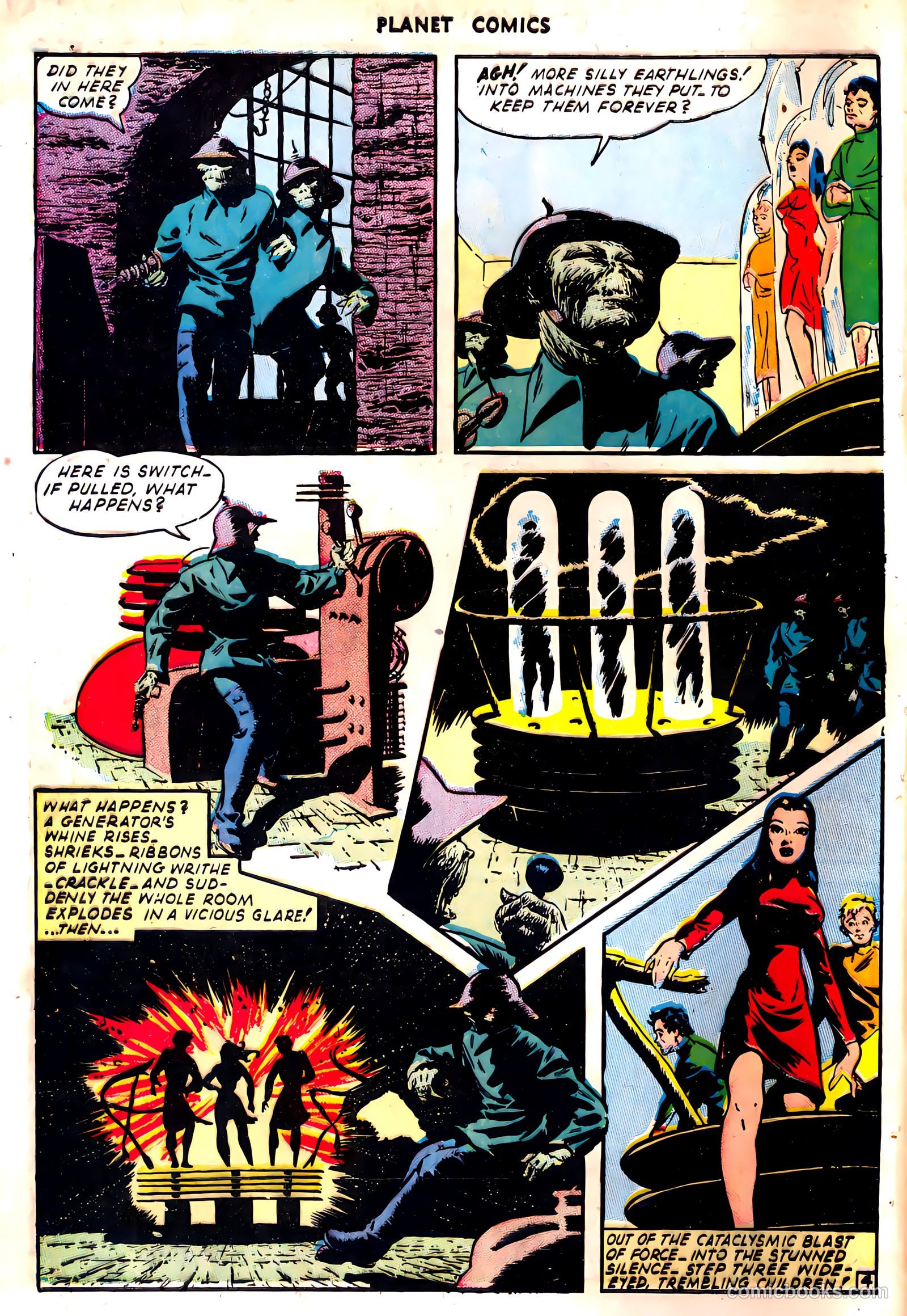 Planet Comics #36 (1945) — page 6 of 52