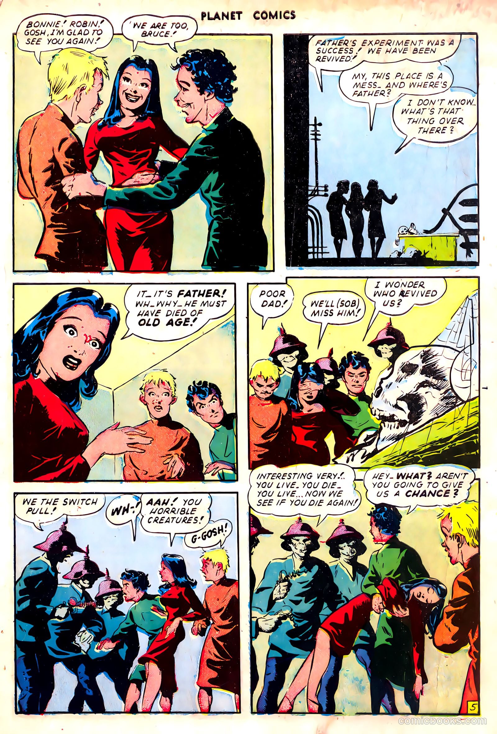 Planet Comics #36 (1945) — page 7 of 52