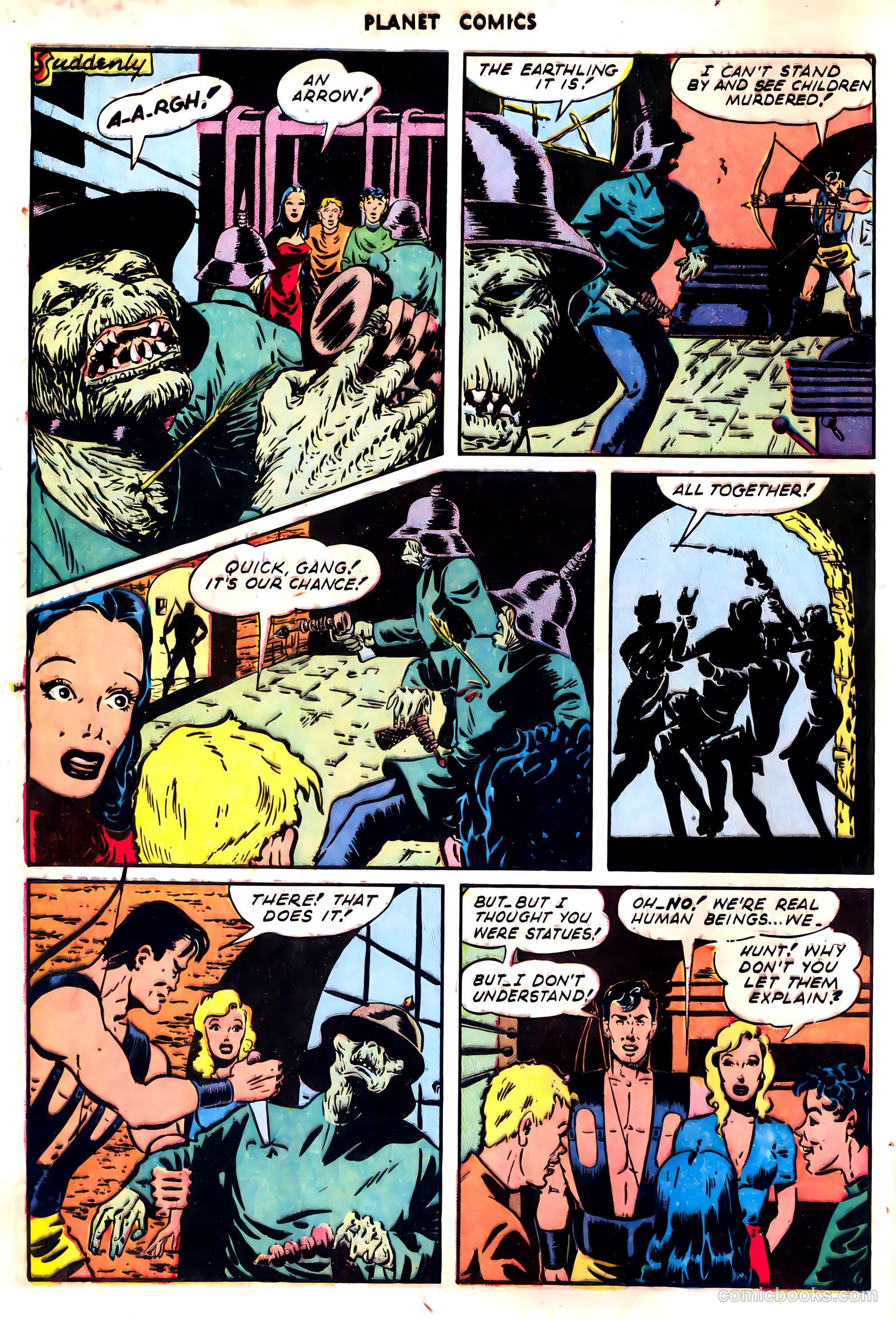 Planet Comics #36 (1945) — page 8 of 52