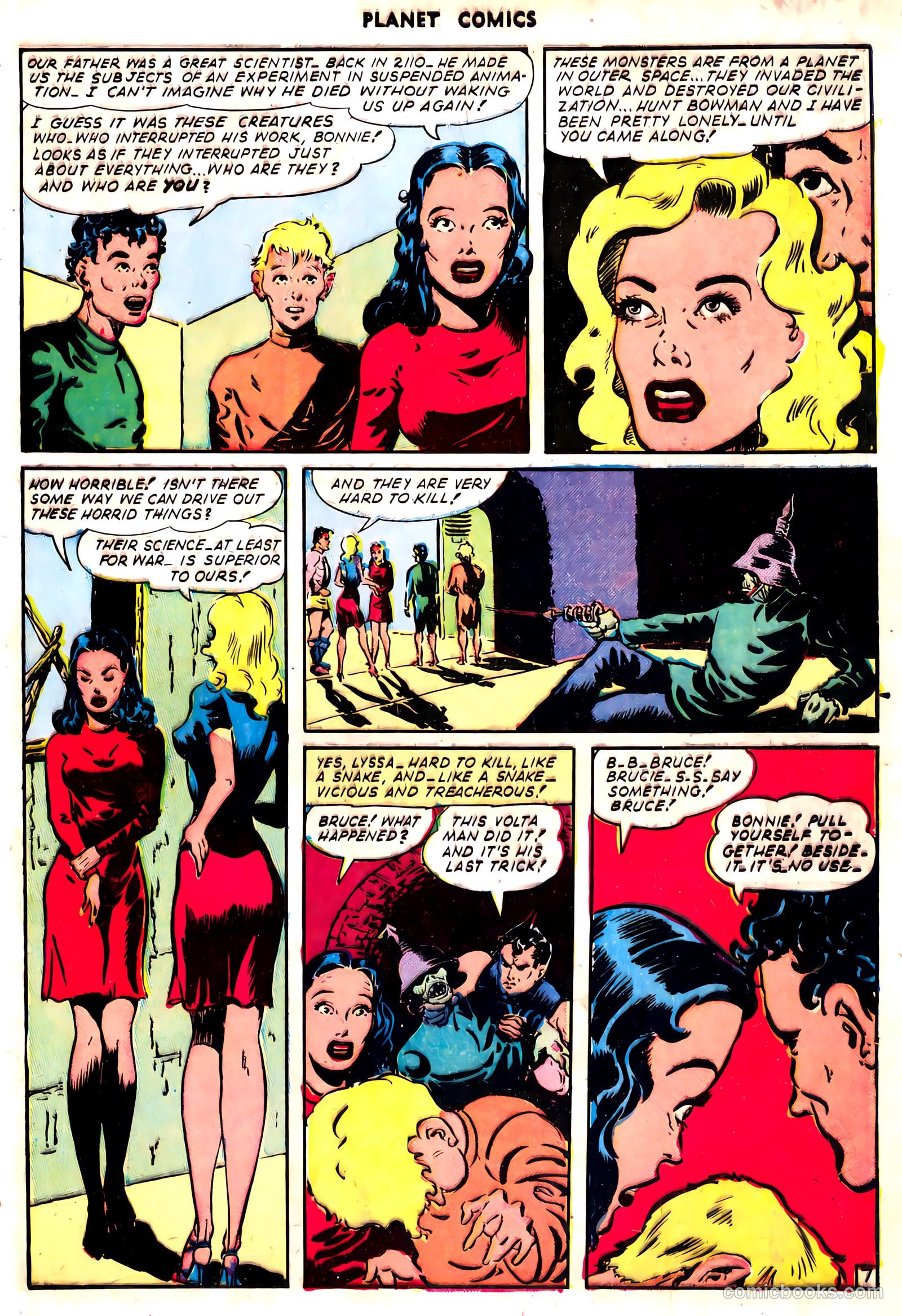 Planet Comics #36 (1945) — page 9 of 52