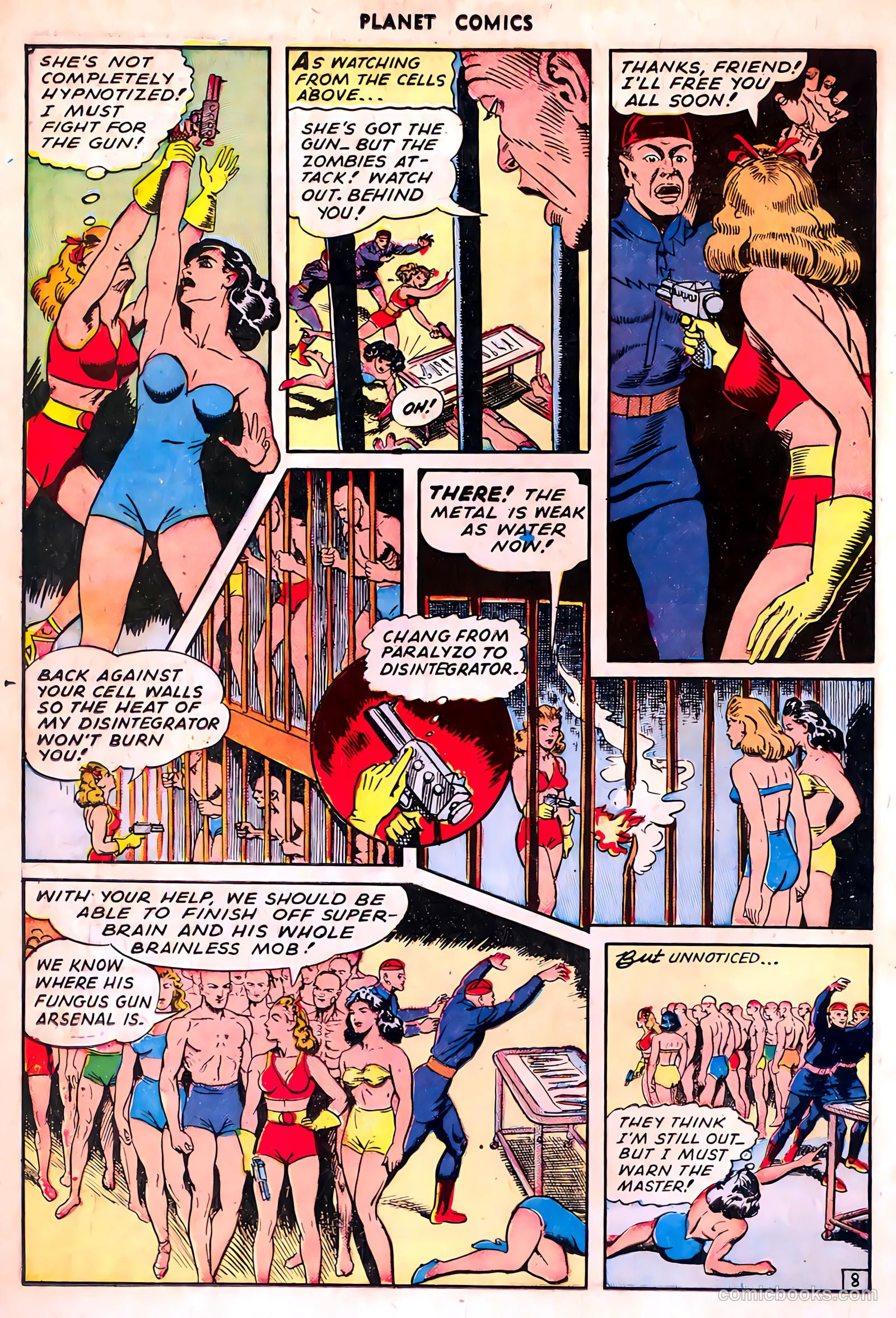 Planet Comics #36 (1945) — page 22 of 52