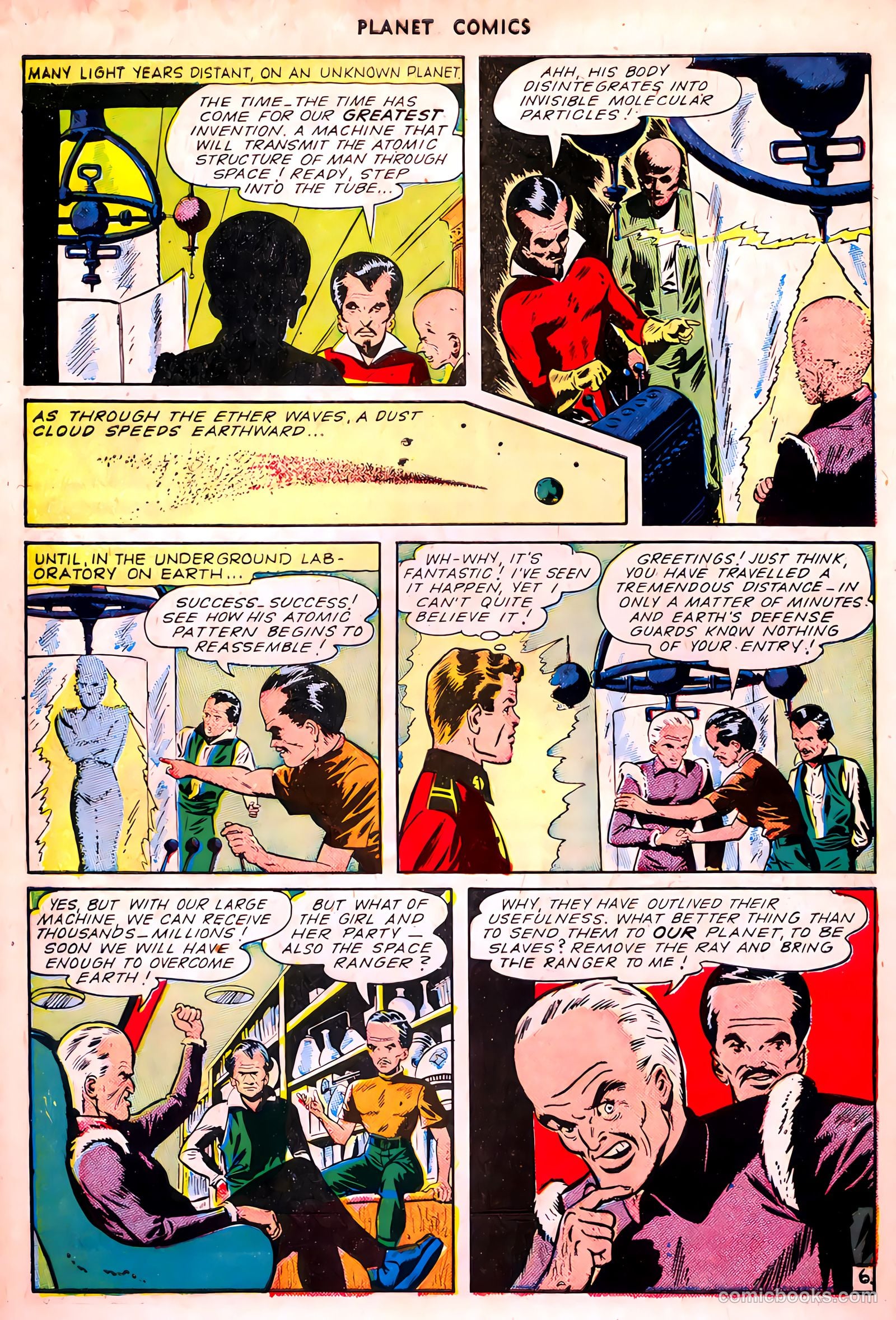 Planet Comics #36 (1945) — page 48 of 52