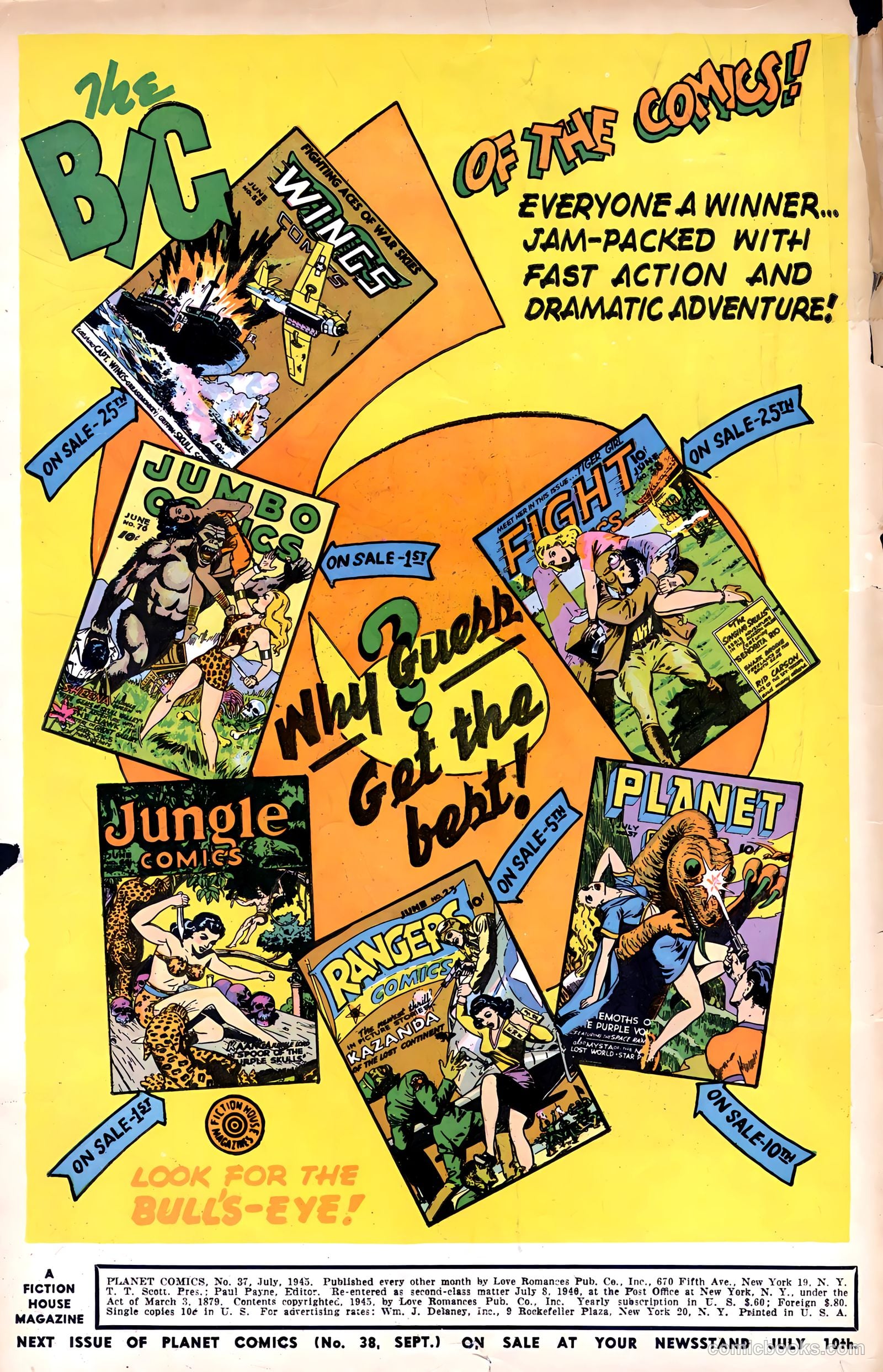 Planet Comics #37 (1945) — page 2 of 52