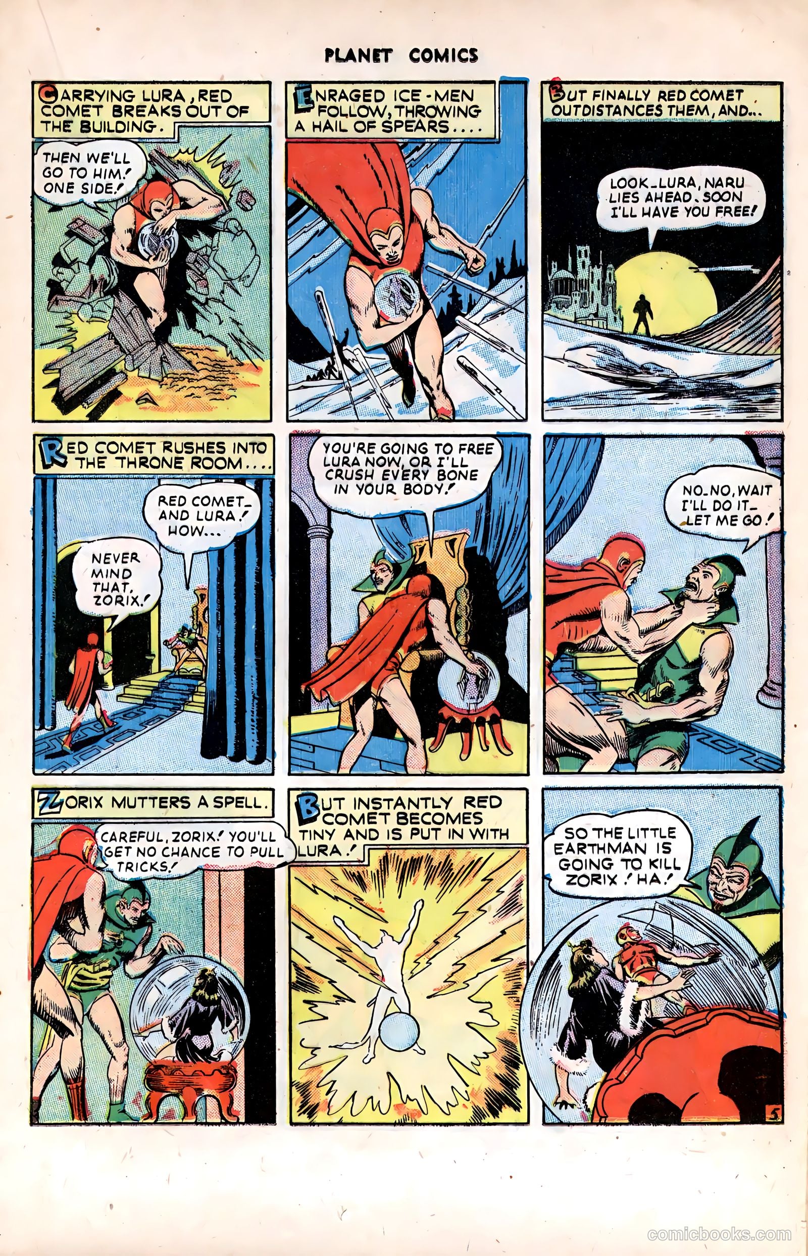 Planet Comics #37 (1945) — page 25 of 52