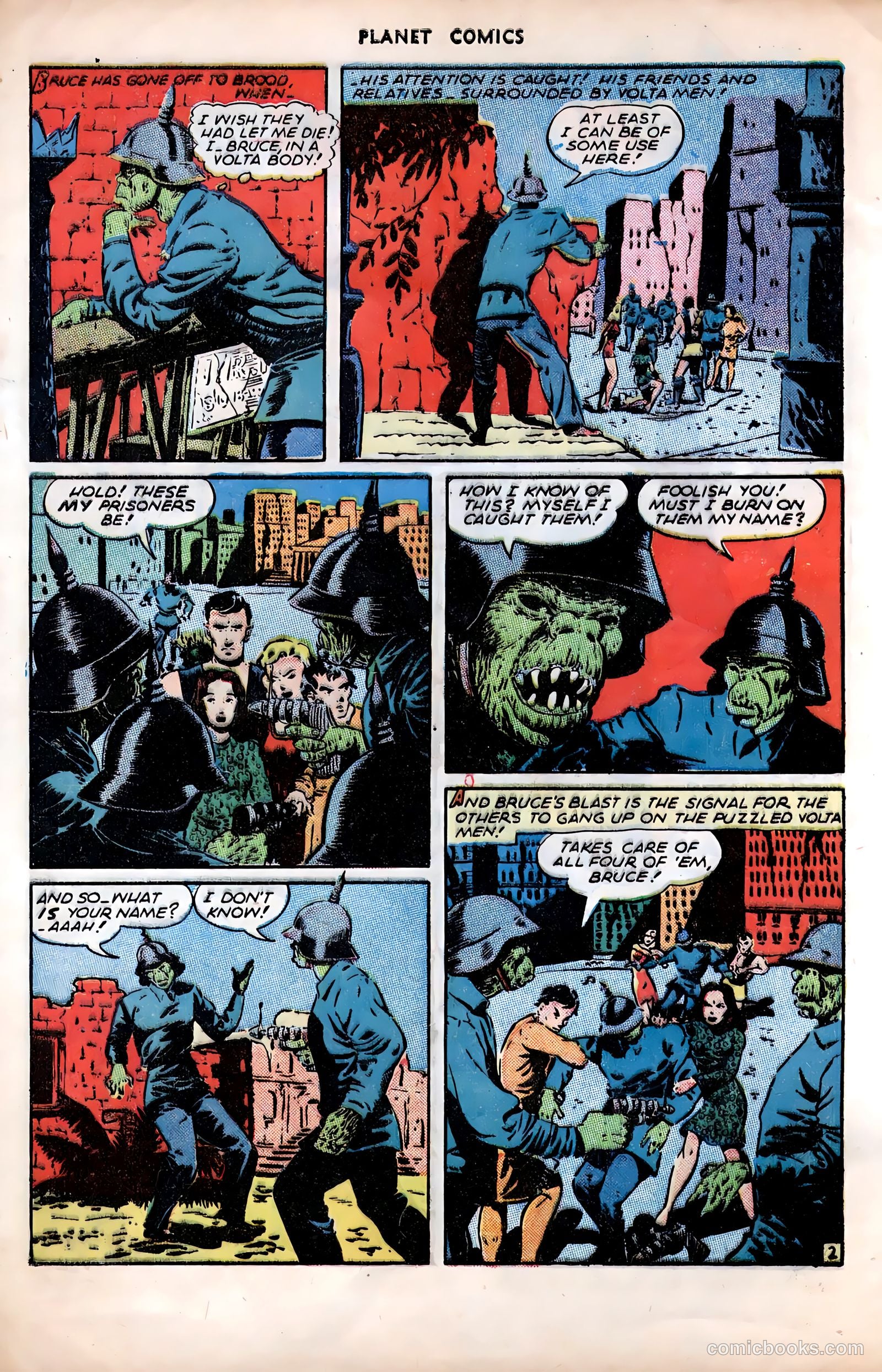 Planet Comics #38 (1945) — page 4 of 36