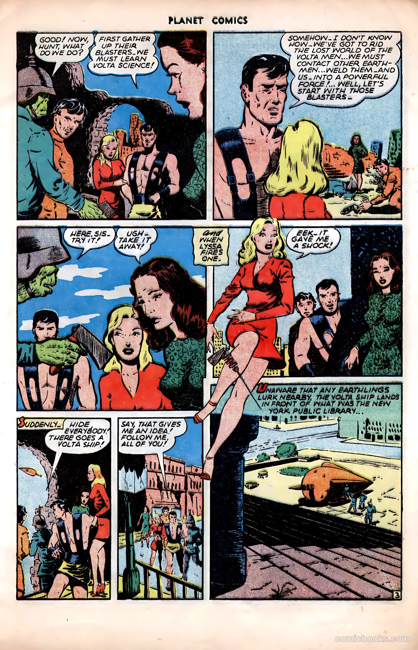 Planet Comics #38 (1945) — page 5 of 36