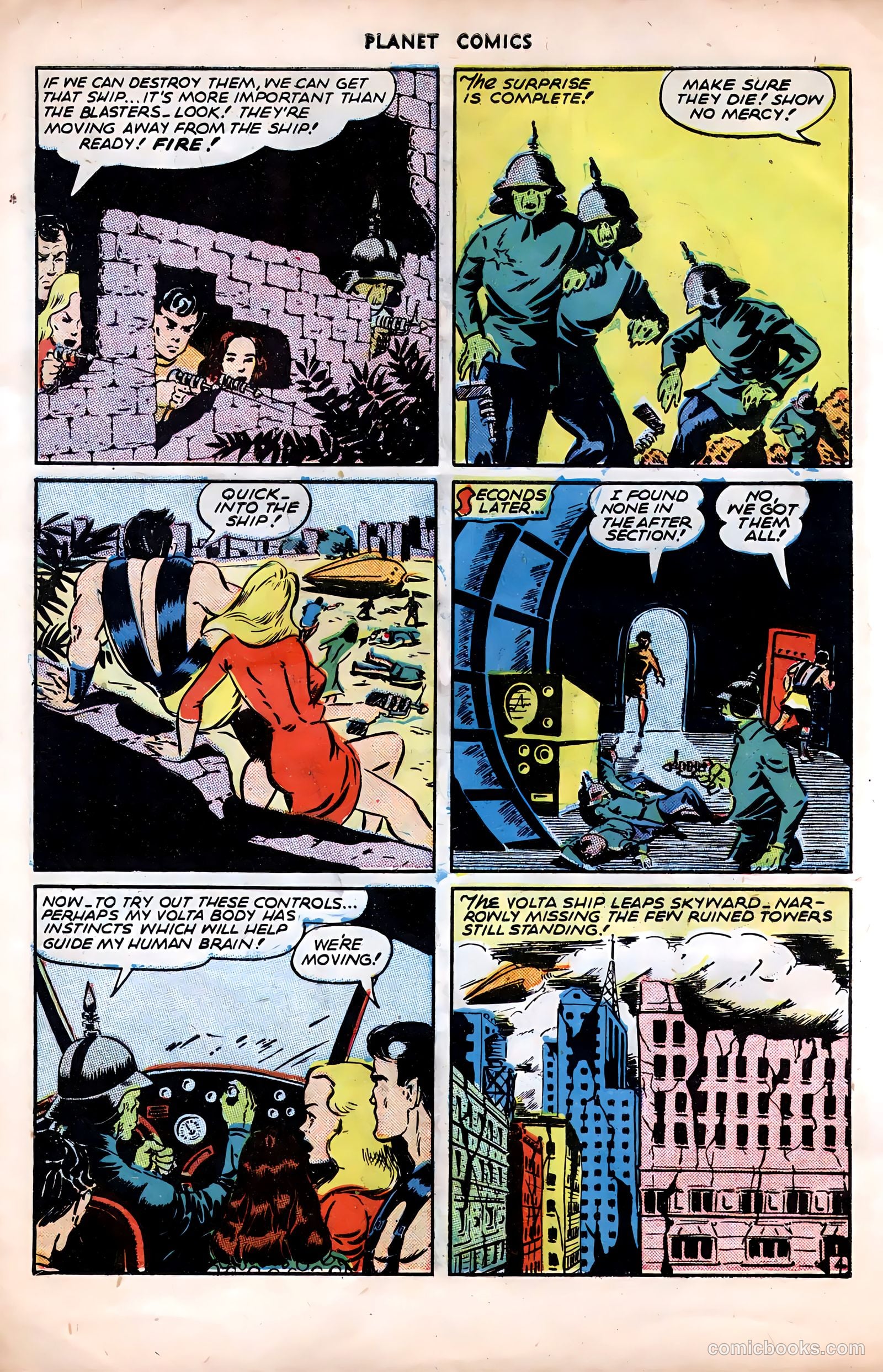 Planet Comics #38 (1945) — page 6 of 36