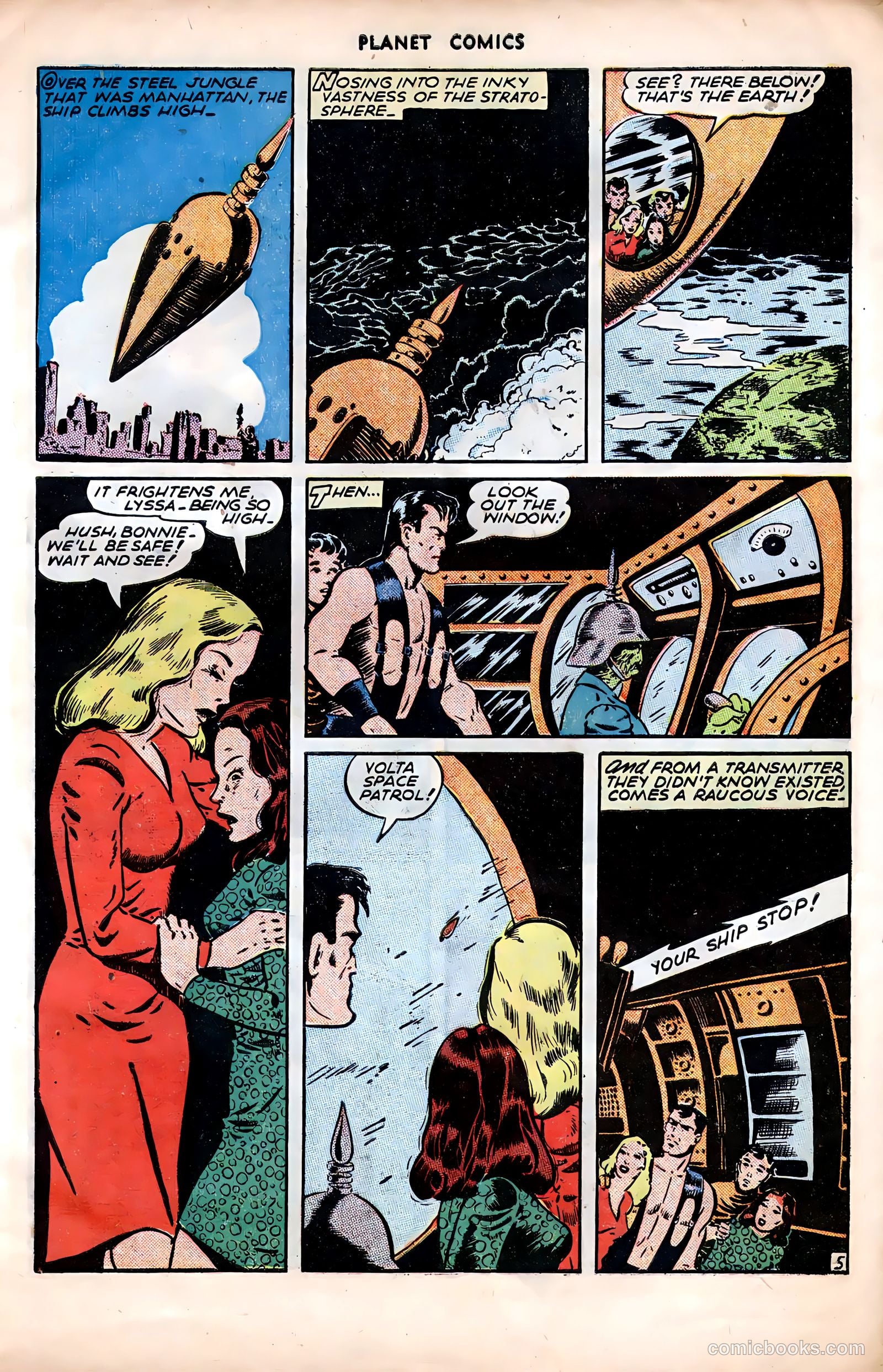 Planet Comics #38 (1945) — page 7 of 36