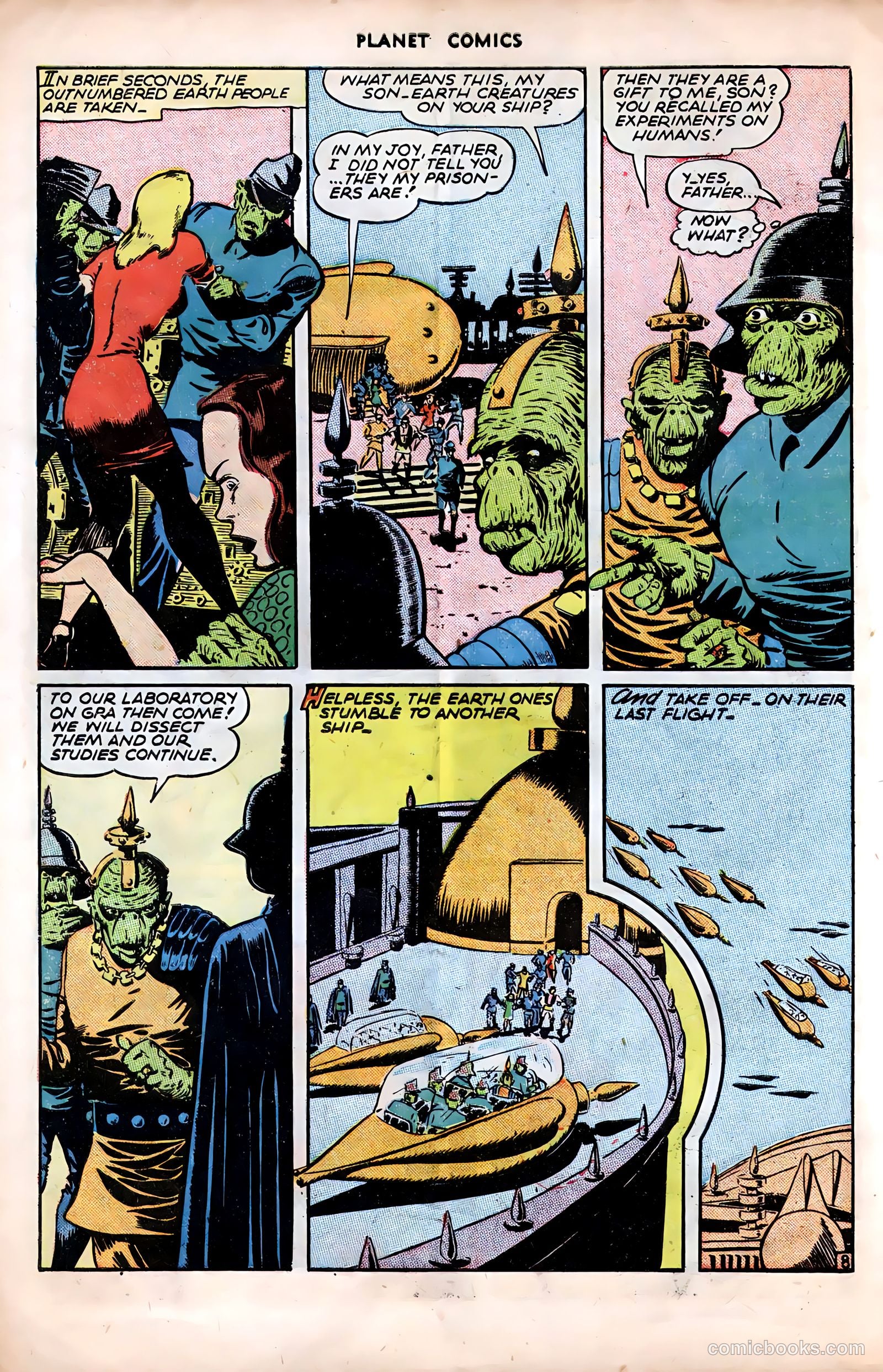 Planet Comics #38 (1945) — page 10 of 36