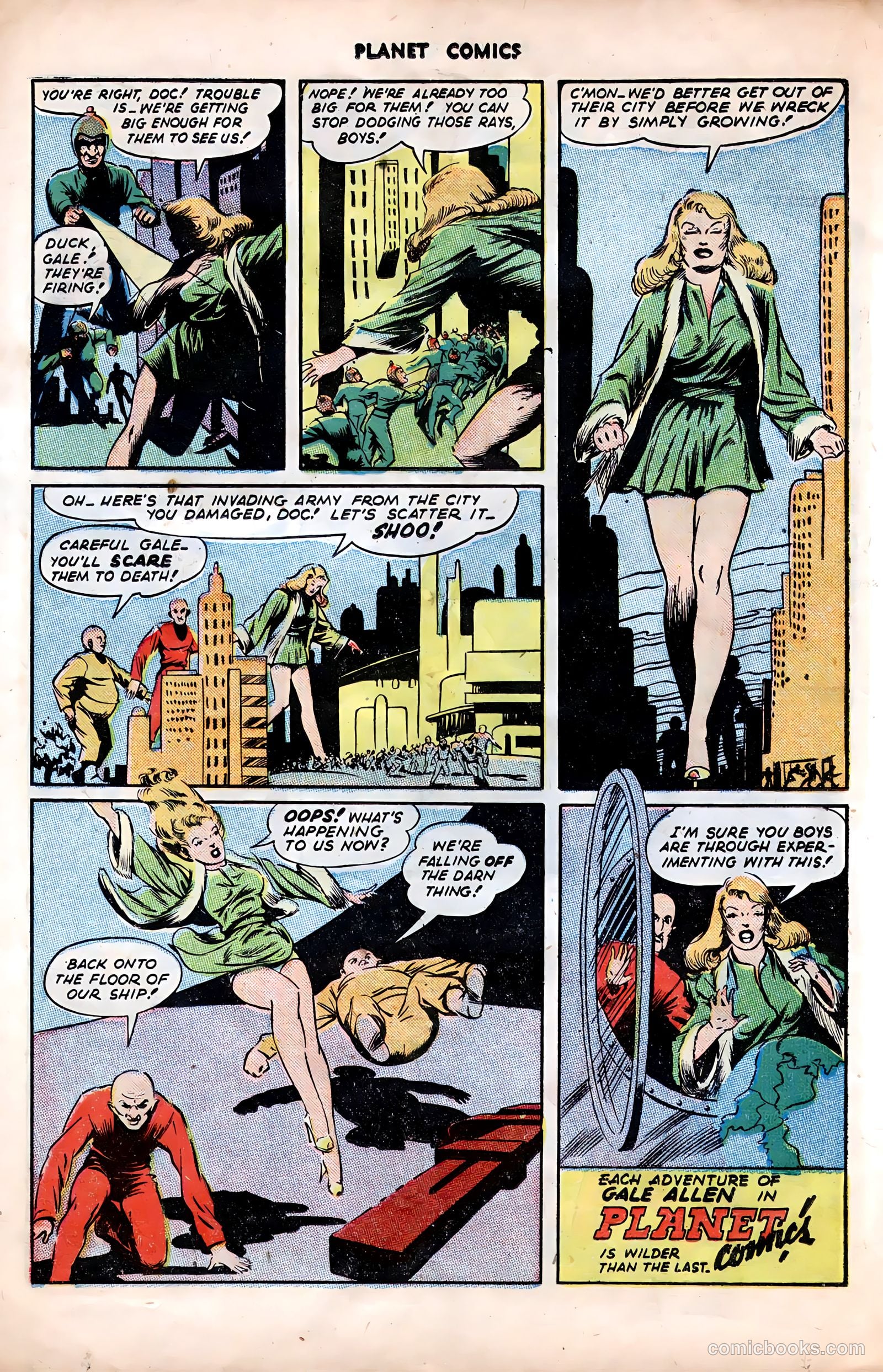 Planet Comics #38 (1945) — page 18 of 36