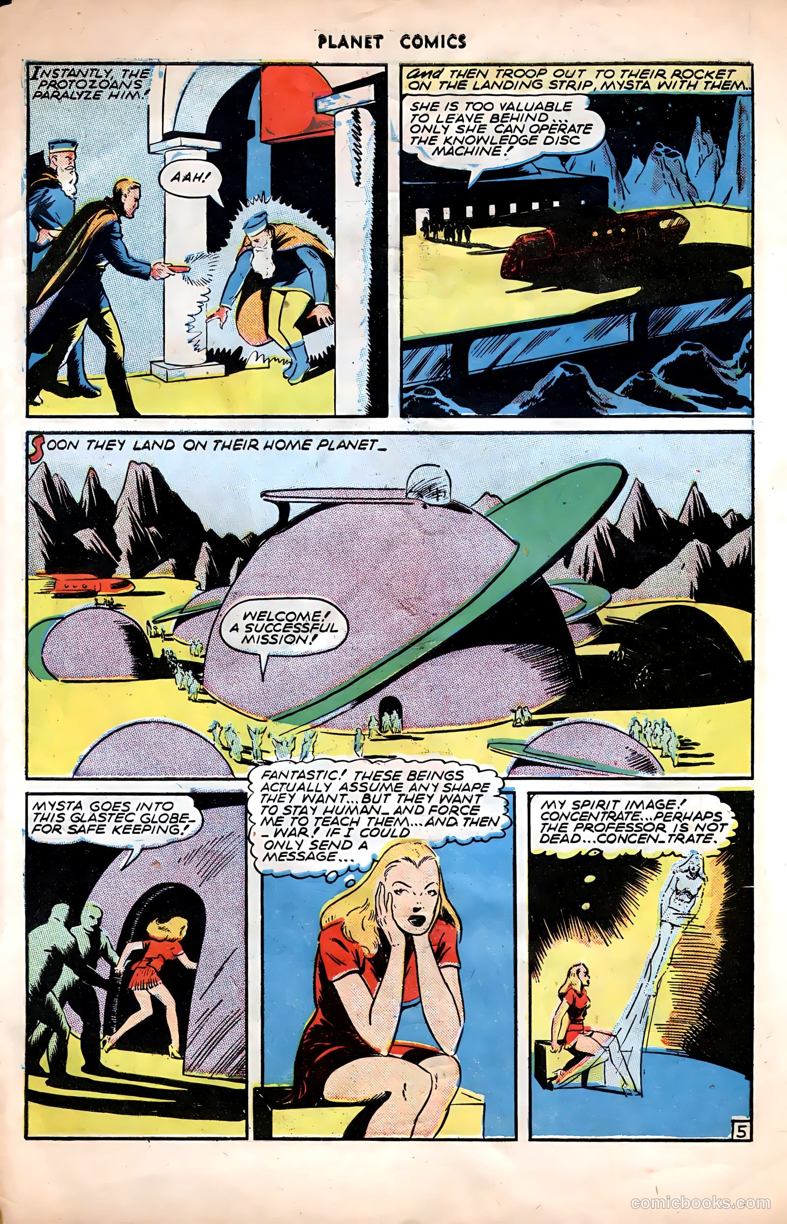 Planet Comics #38 (1945) — page 31 of 36