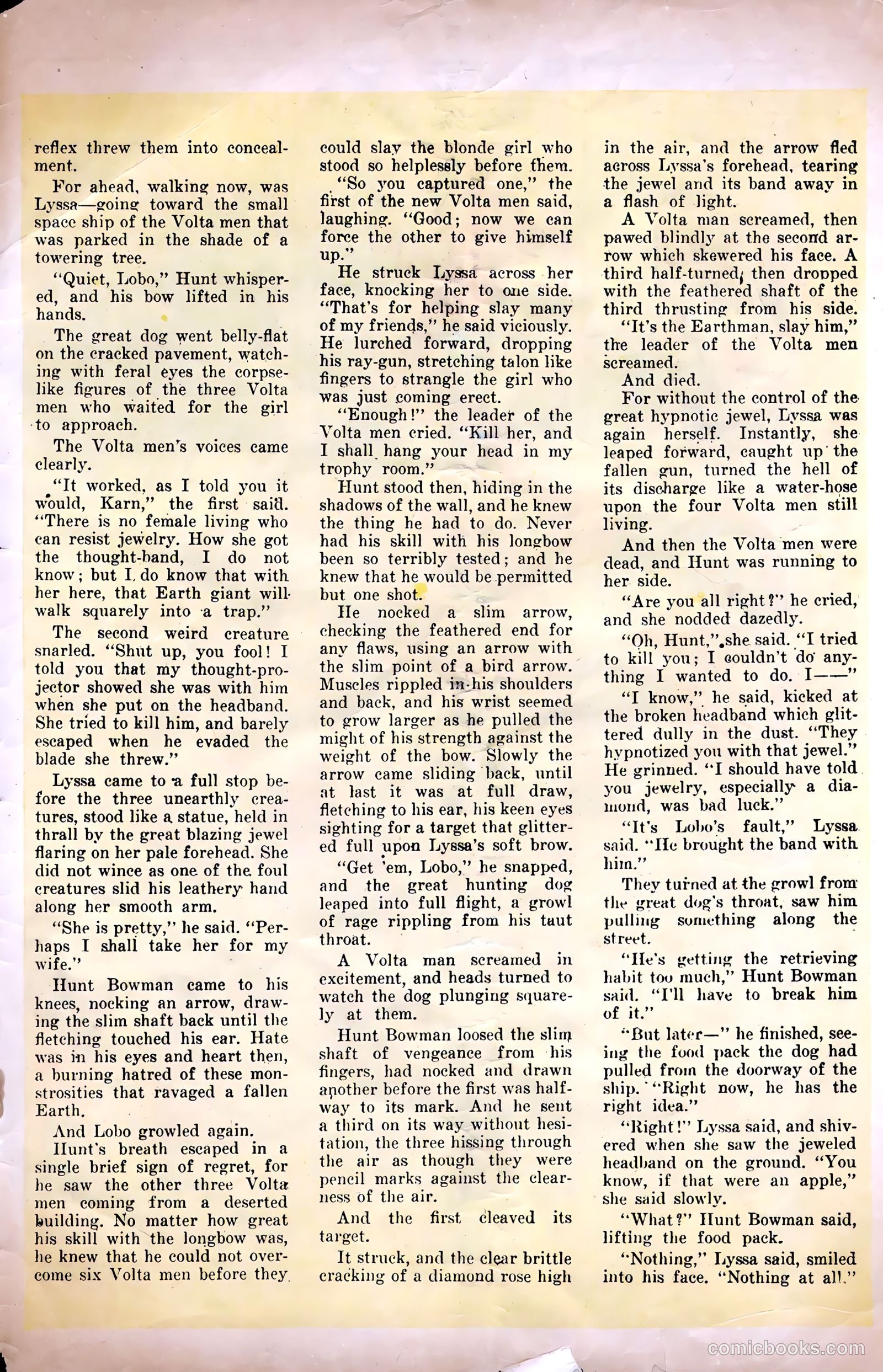 Planet Comics #38 (1945) — page 35 of 36
