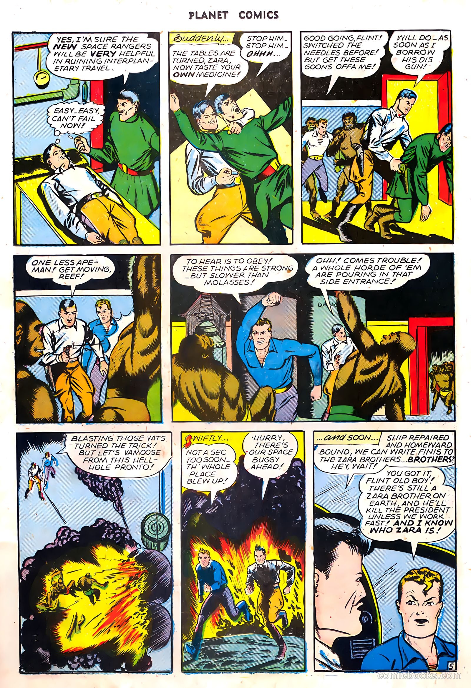 Planet Comics #39 (1945) — page 22 of 36