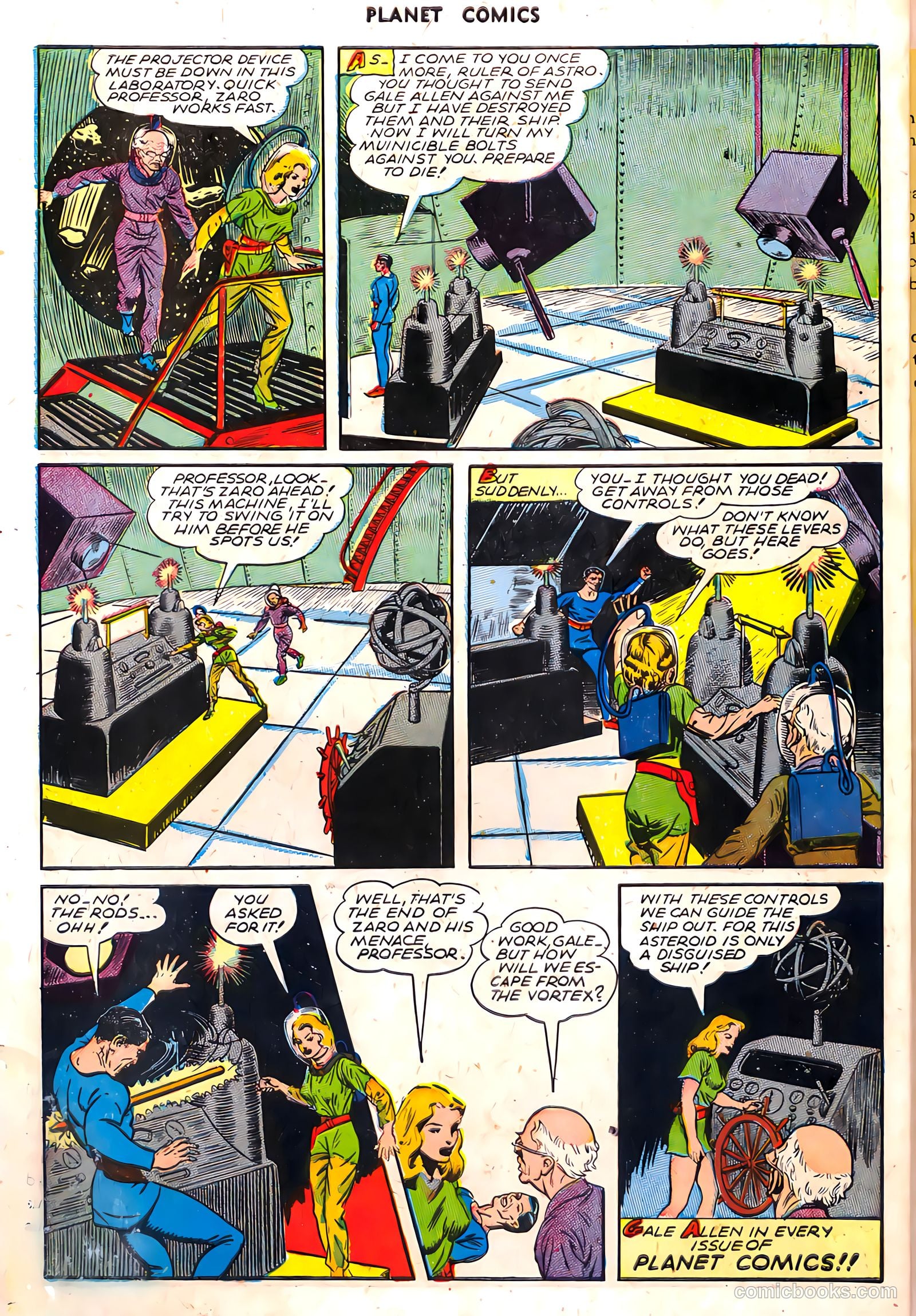 Planet Comics #39 (1945) — page 34 of 36