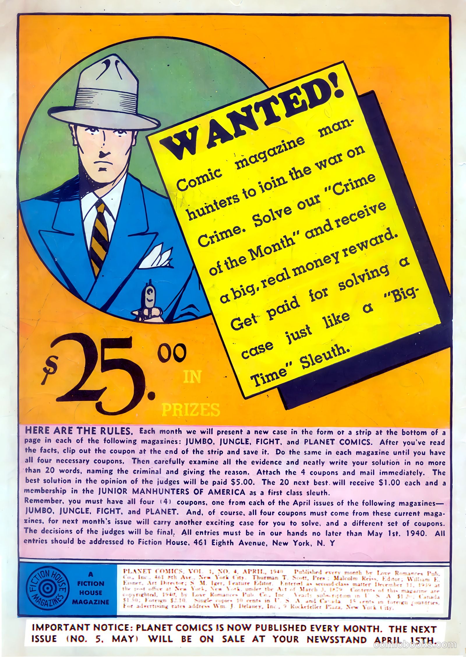 Planet Comics #4 (1940) — page 2 of 68