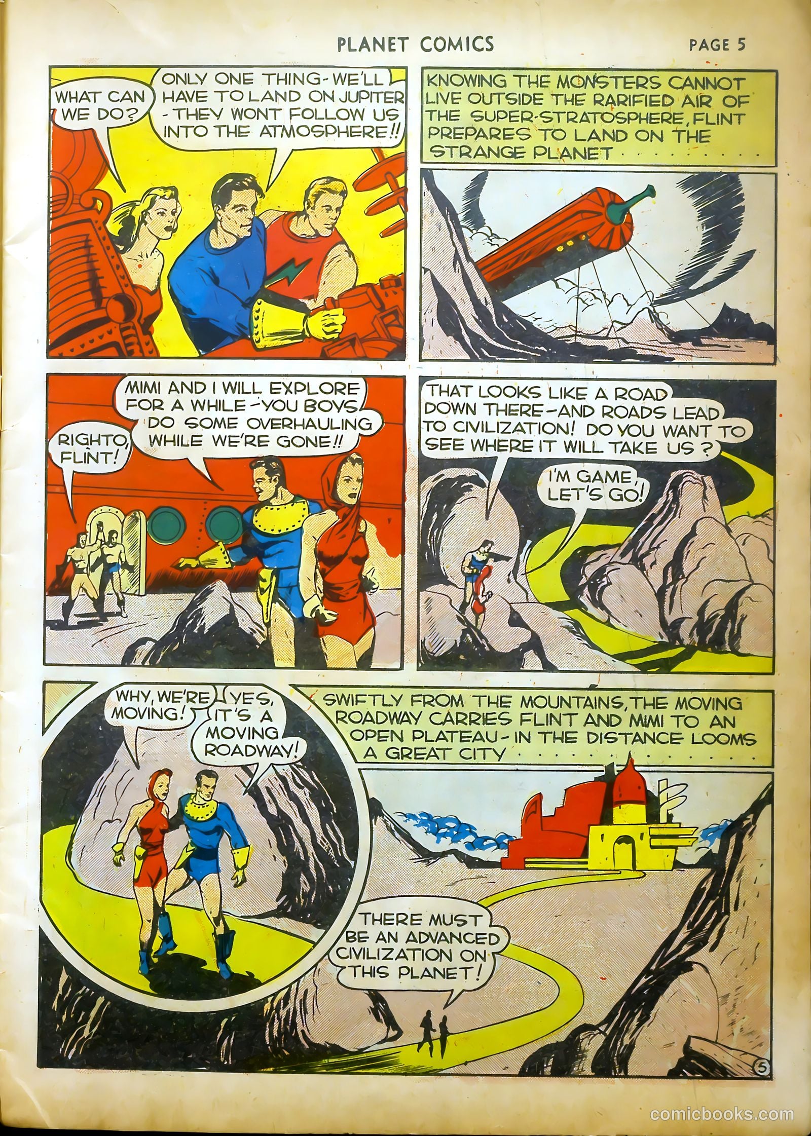 Planet Comics #4 (1940) — page 7 of 68
