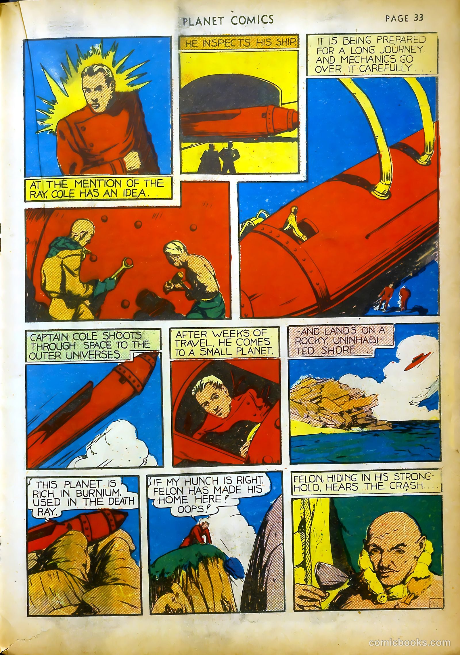 Planet Comics #4 (1940) — page 35 of 68