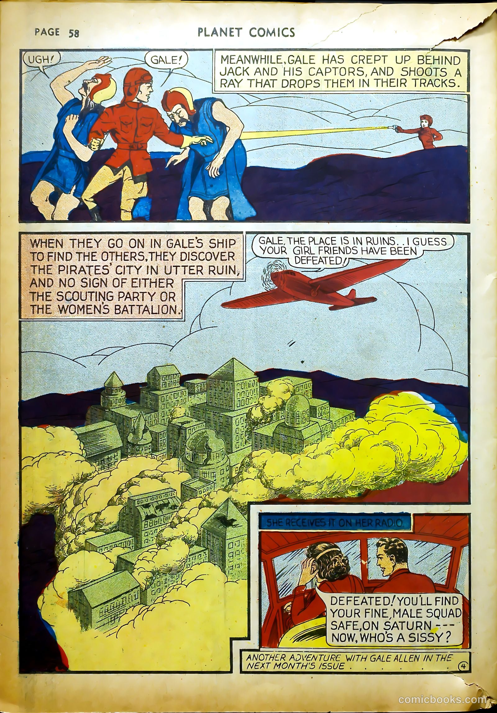 Planet Comics #4 (1940) — page 60 of 68