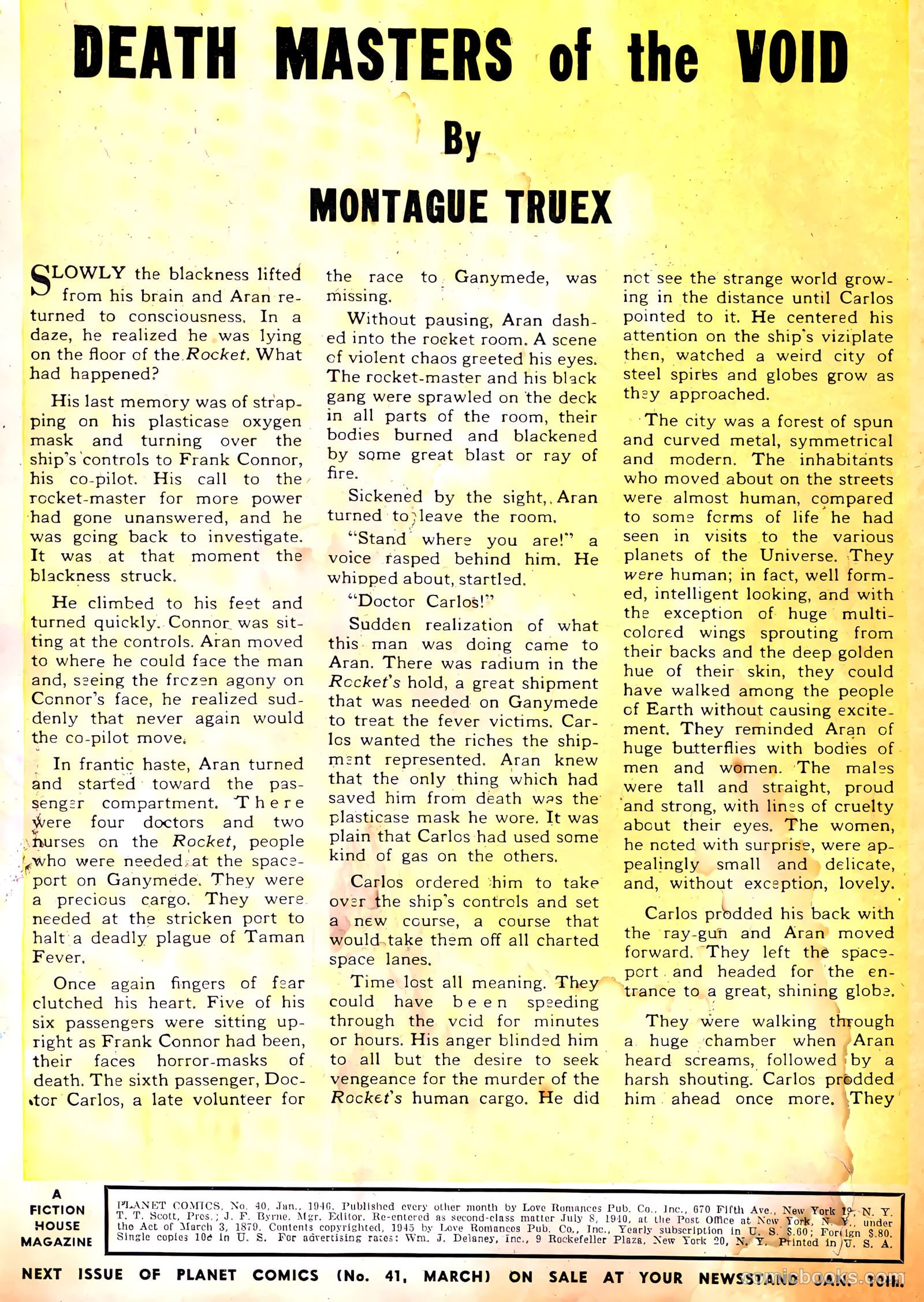 Planet Comics #40 (1946) — page 2 of 36