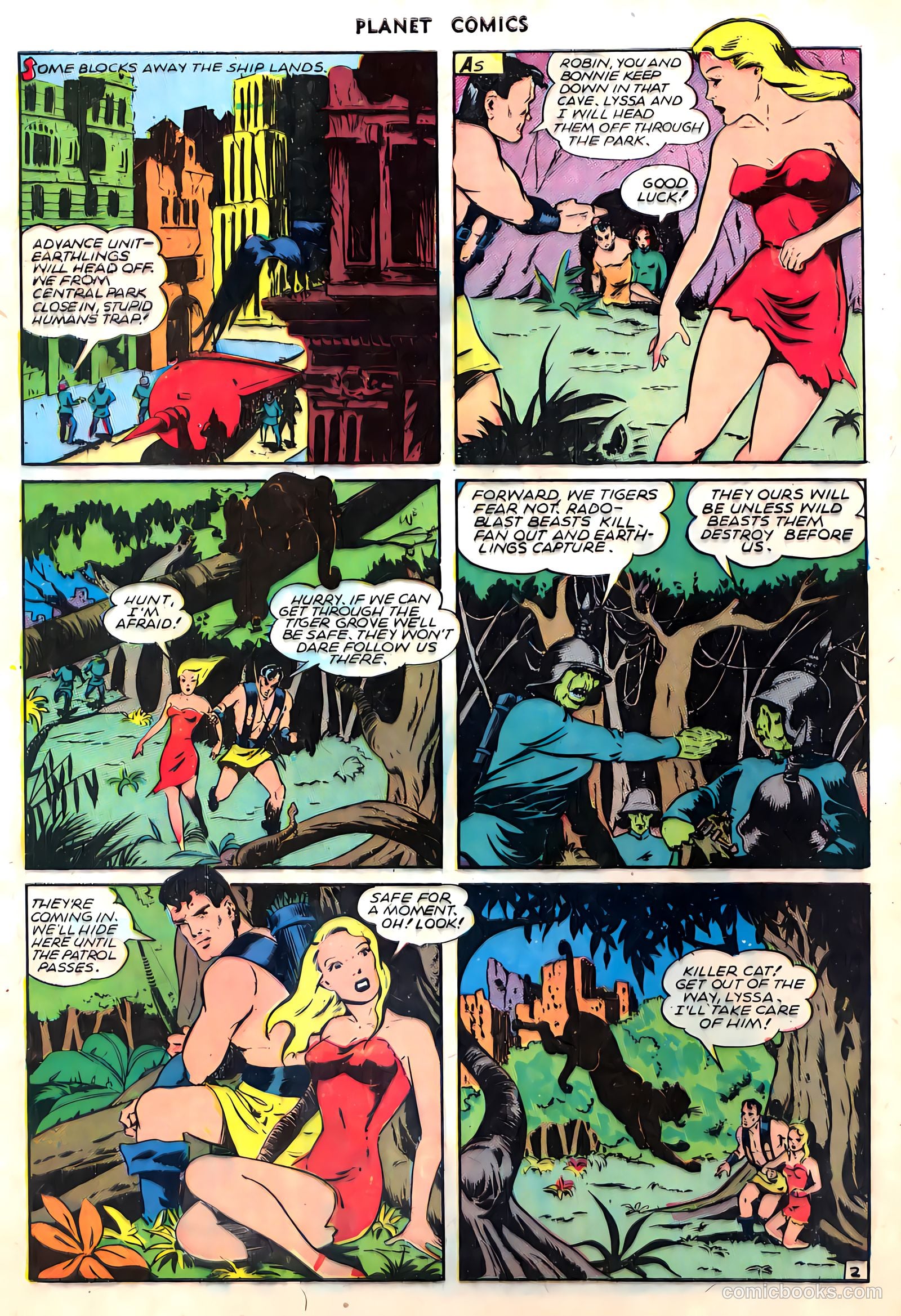 Planet Comics #40 (1946) — page 4 of 36
