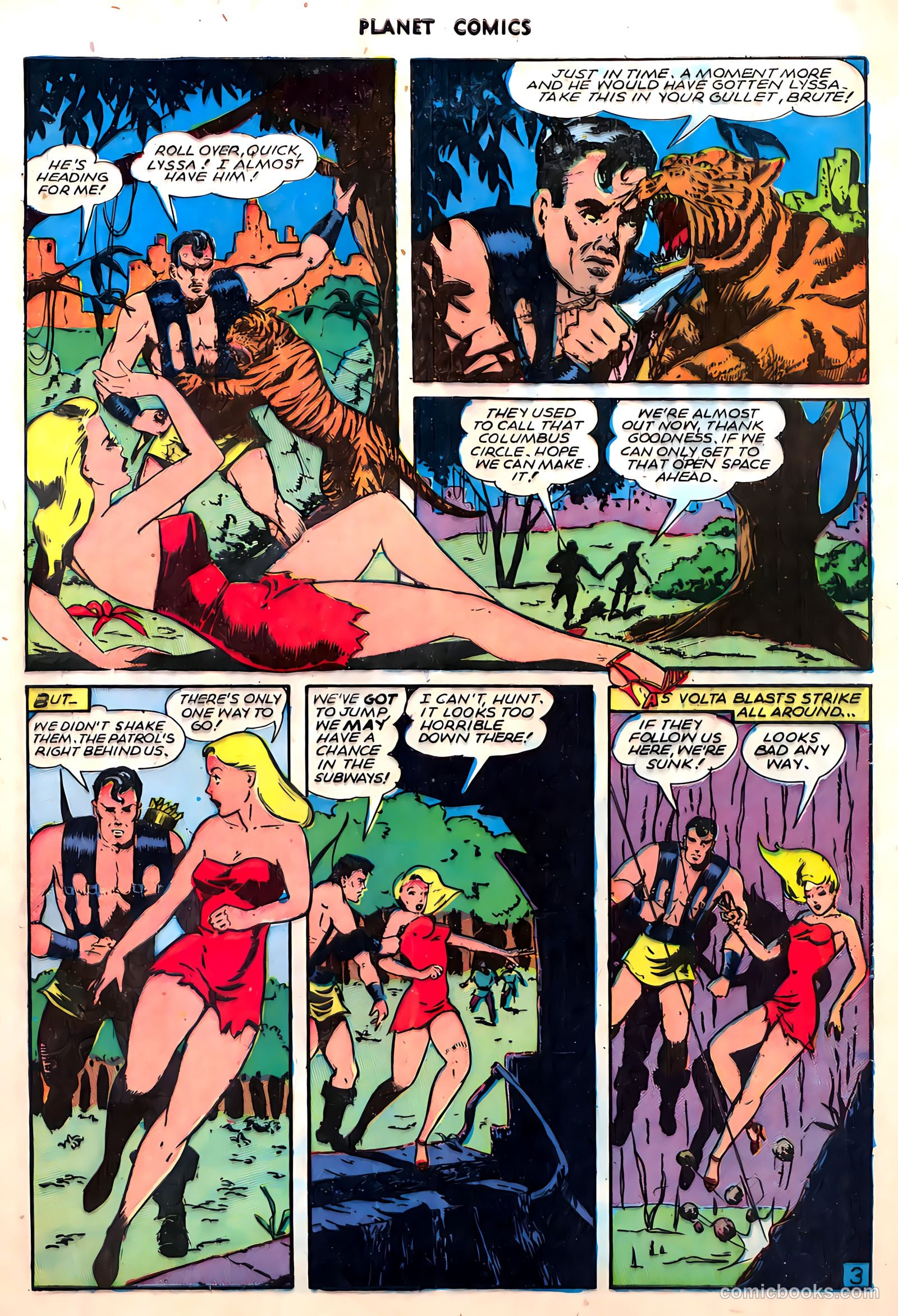 Planet Comics #40 (1946) — page 5 of 36
