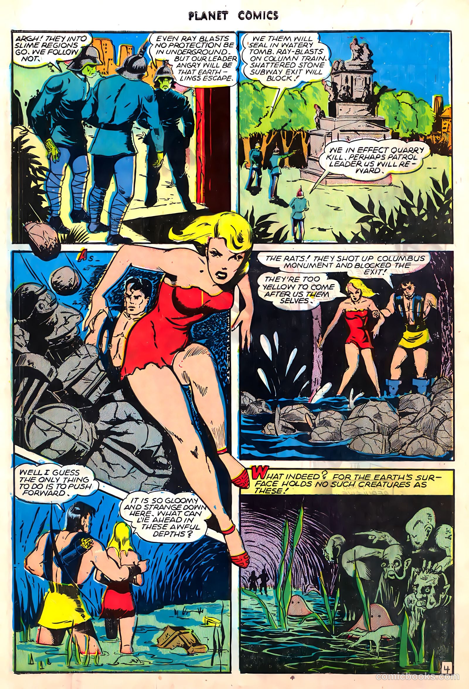 Planet Comics #40 (1946) — page 6 of 36