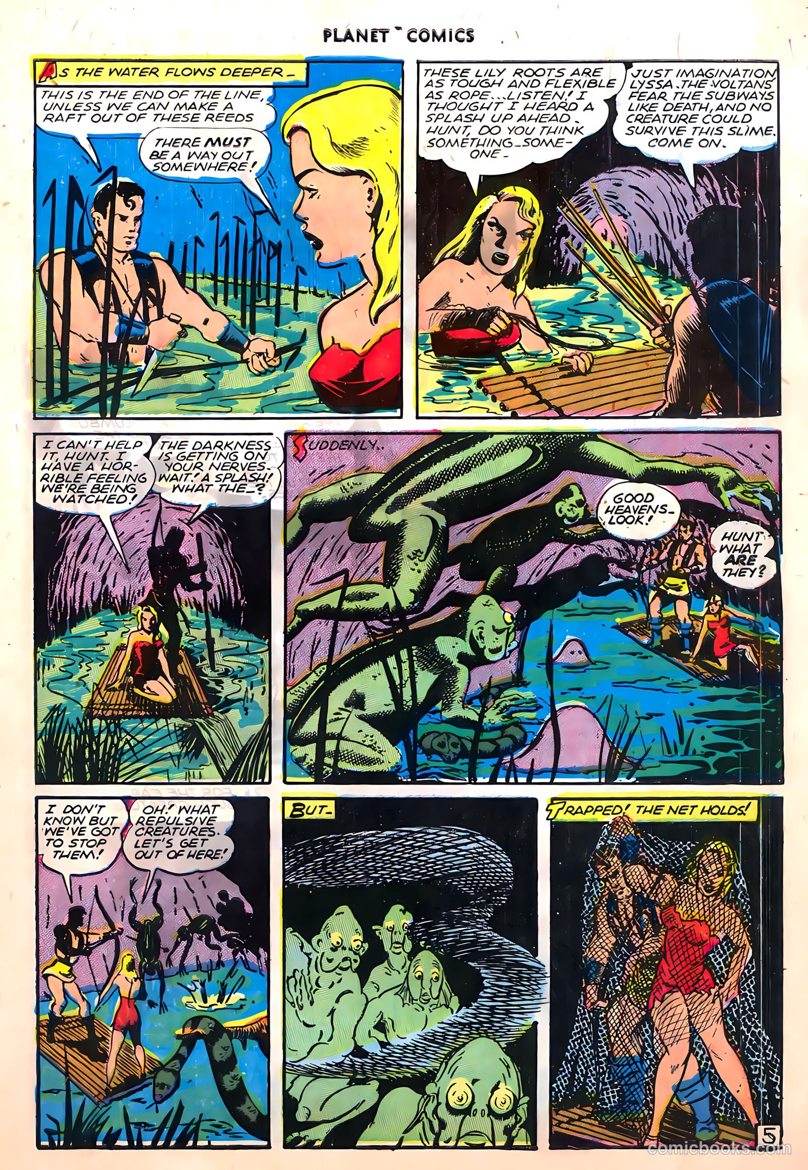 Planet Comics #40 (1946) — page 7 of 36