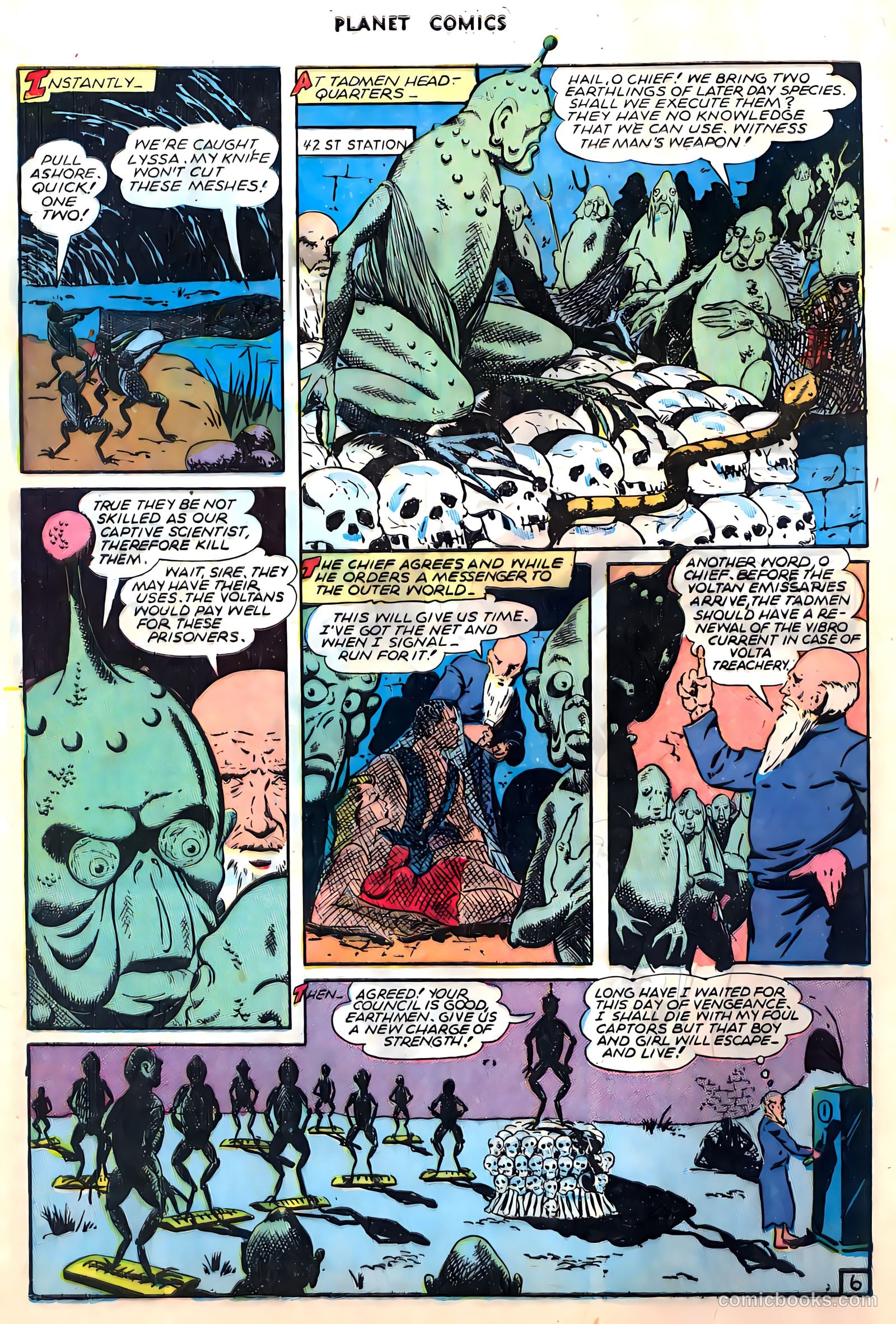 Planet Comics #40 (1946) — page 8 of 36