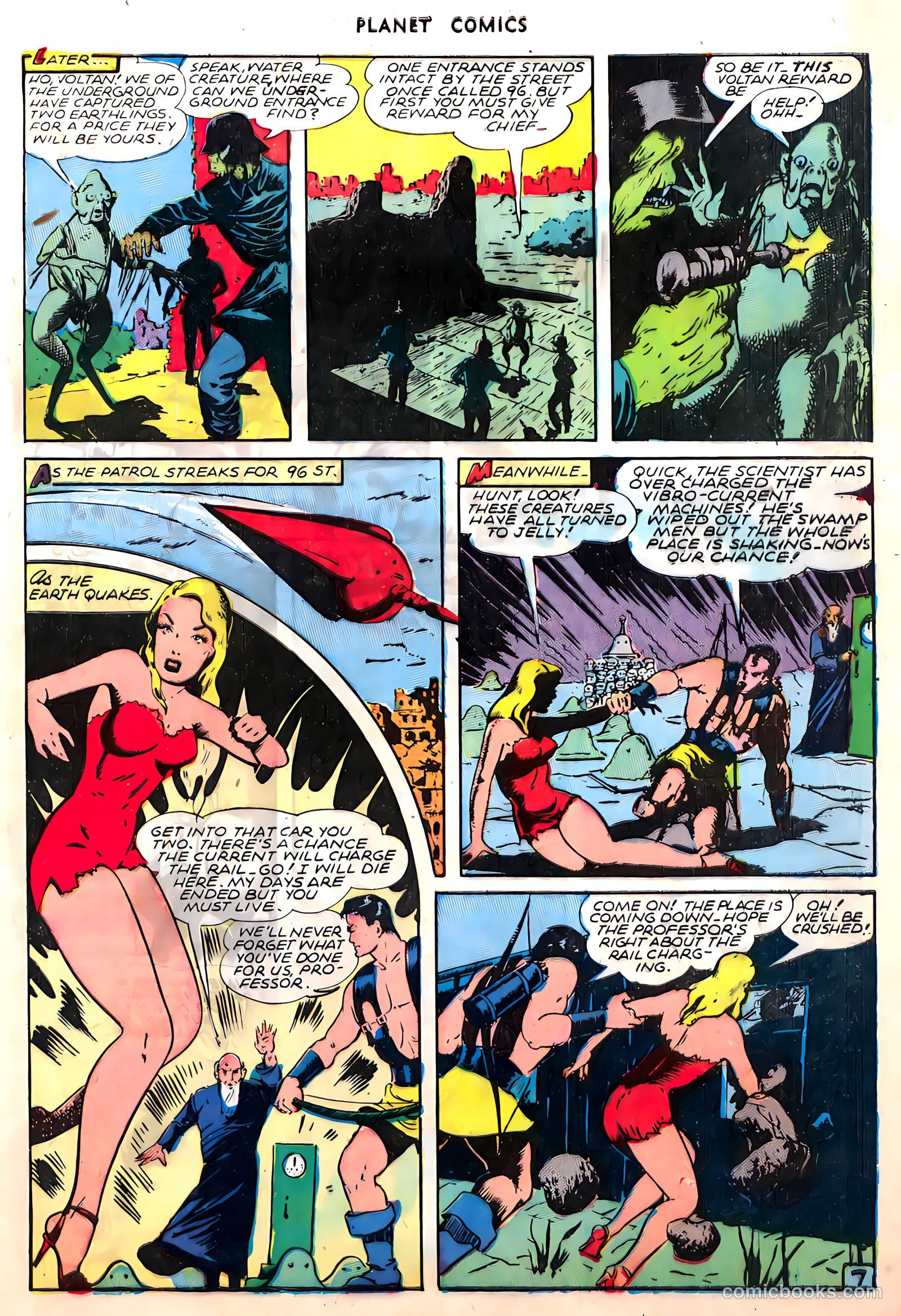 Planet Comics #40 (1946) — page 9 of 36