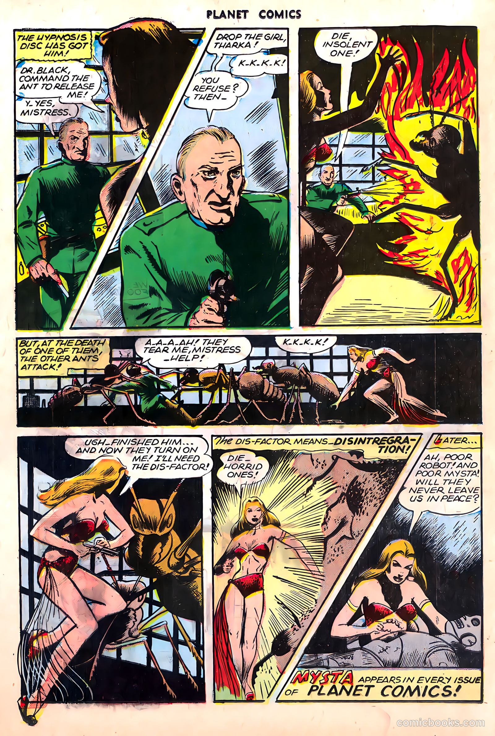 Planet Comics #40 (1946) — page 22 of 36