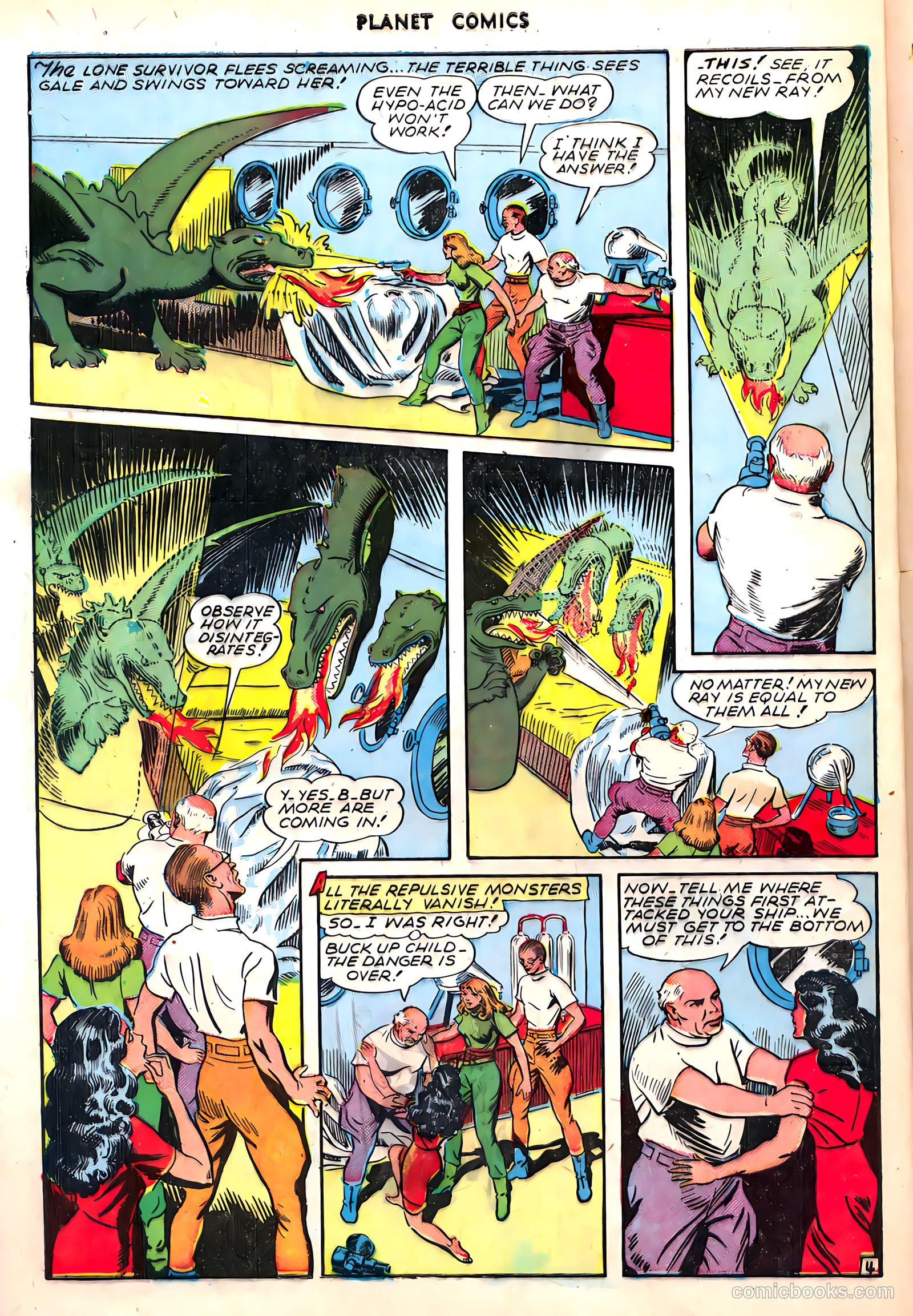 Planet Comics #40 (1946) — page 32 of 36