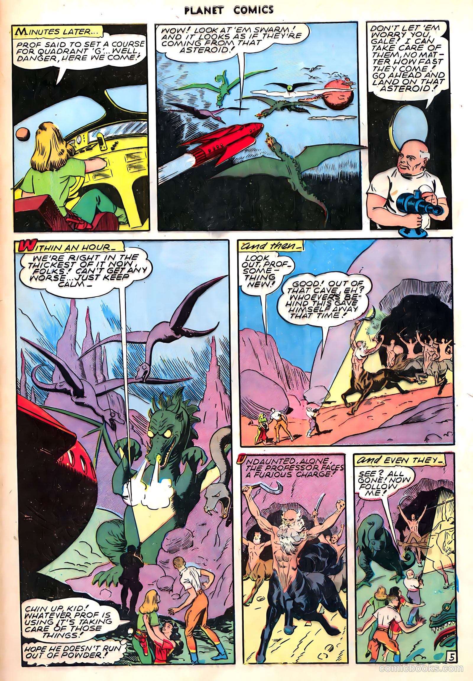 Planet Comics #40 (1946) — page 33 of 36