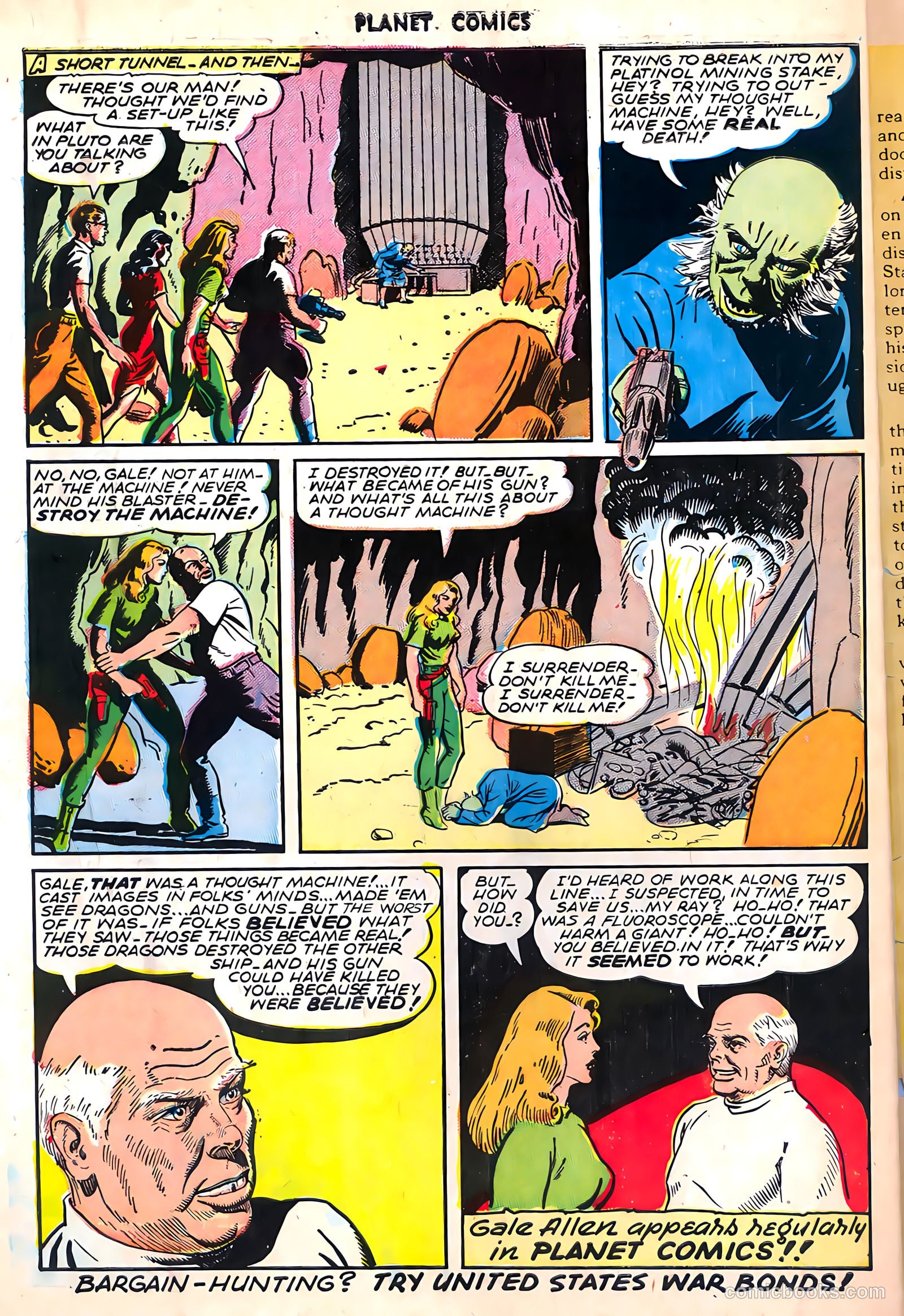 Planet Comics #40 (1946) — page 34 of 36