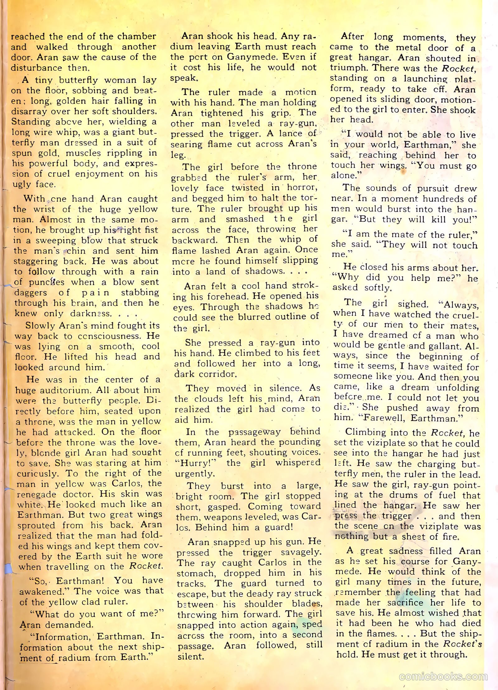 Planet Comics #40 (1946) — page 35 of 36