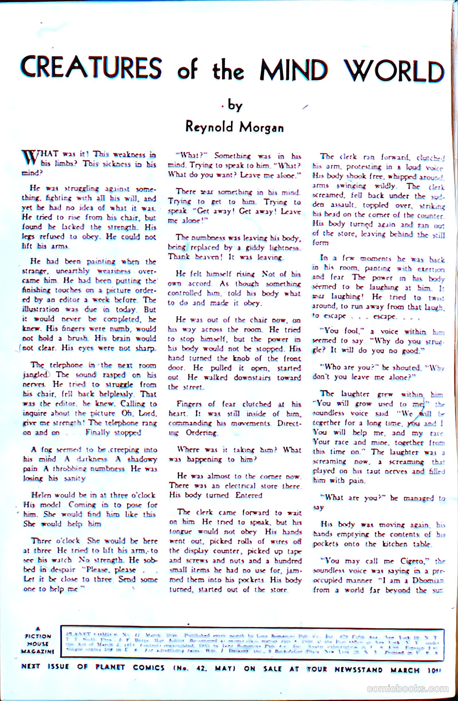 Planet Comics #41 (1946) — page 2 of 52