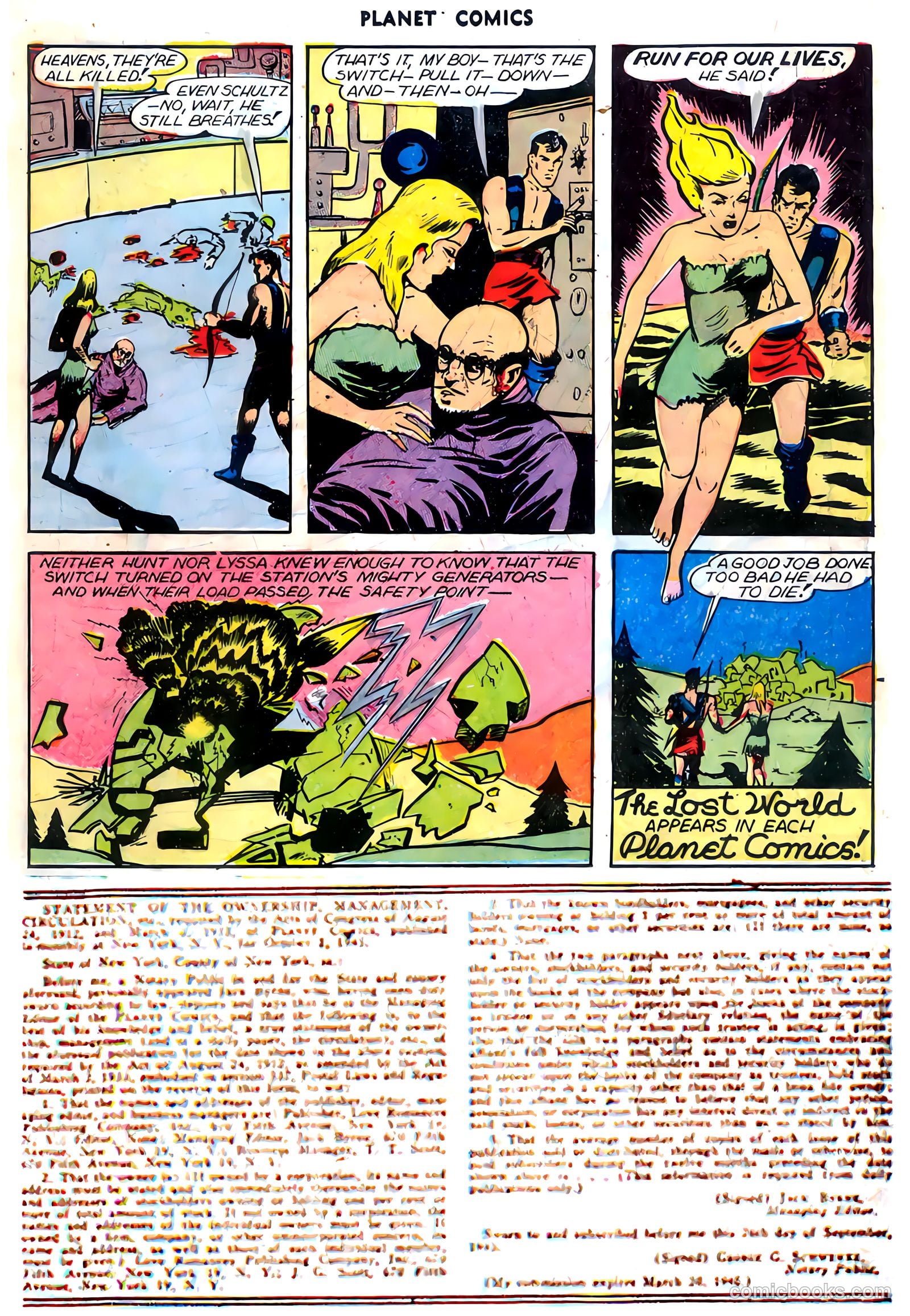 Planet Comics #41 (1946) — page 11 of 52