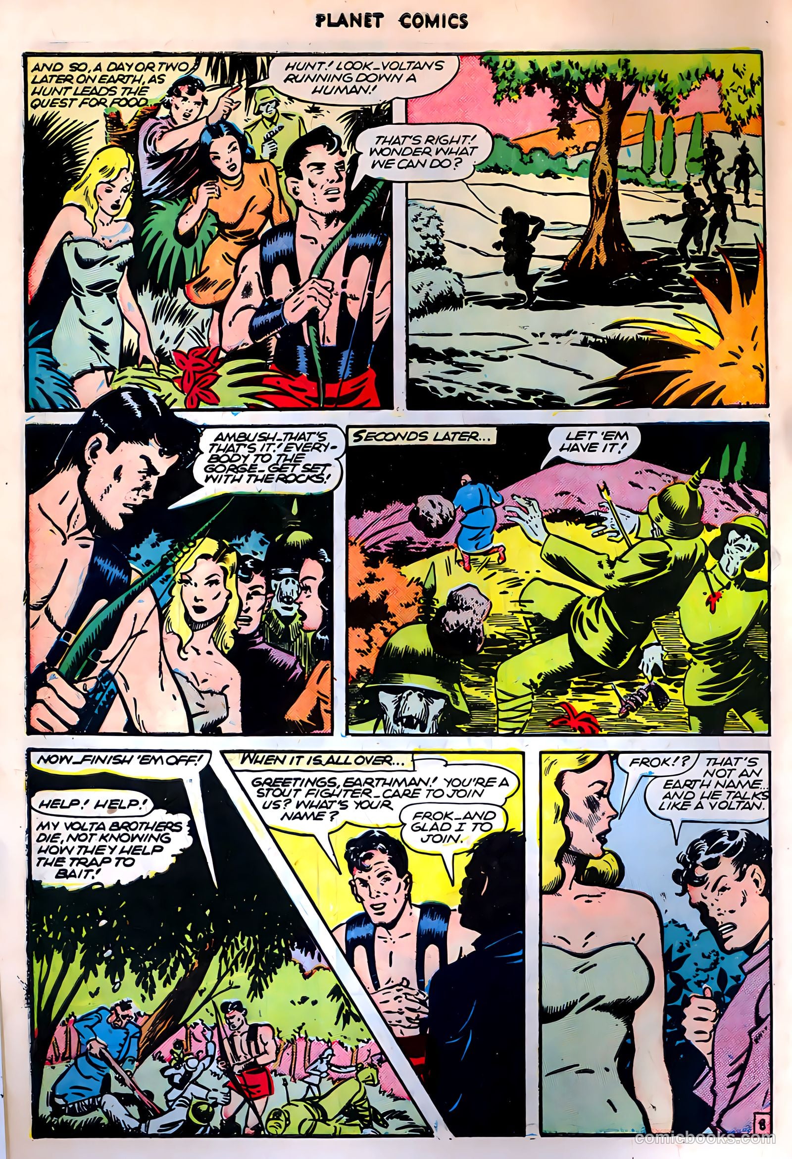 Planet Comics #42 (1946) — page 10 of 52
