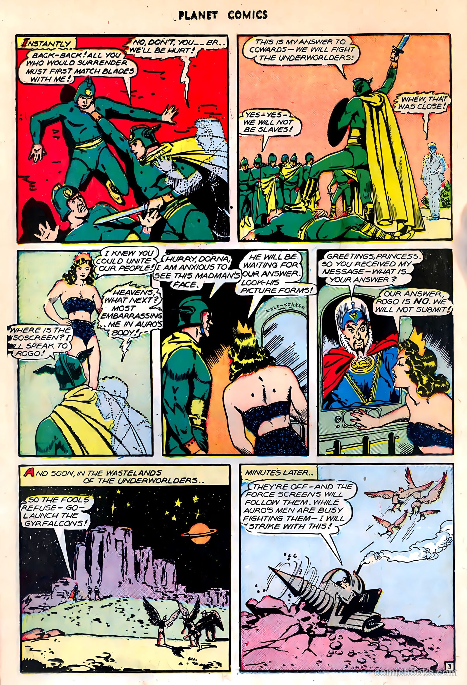 Planet Comics #42 (1946) — page 22 of 52