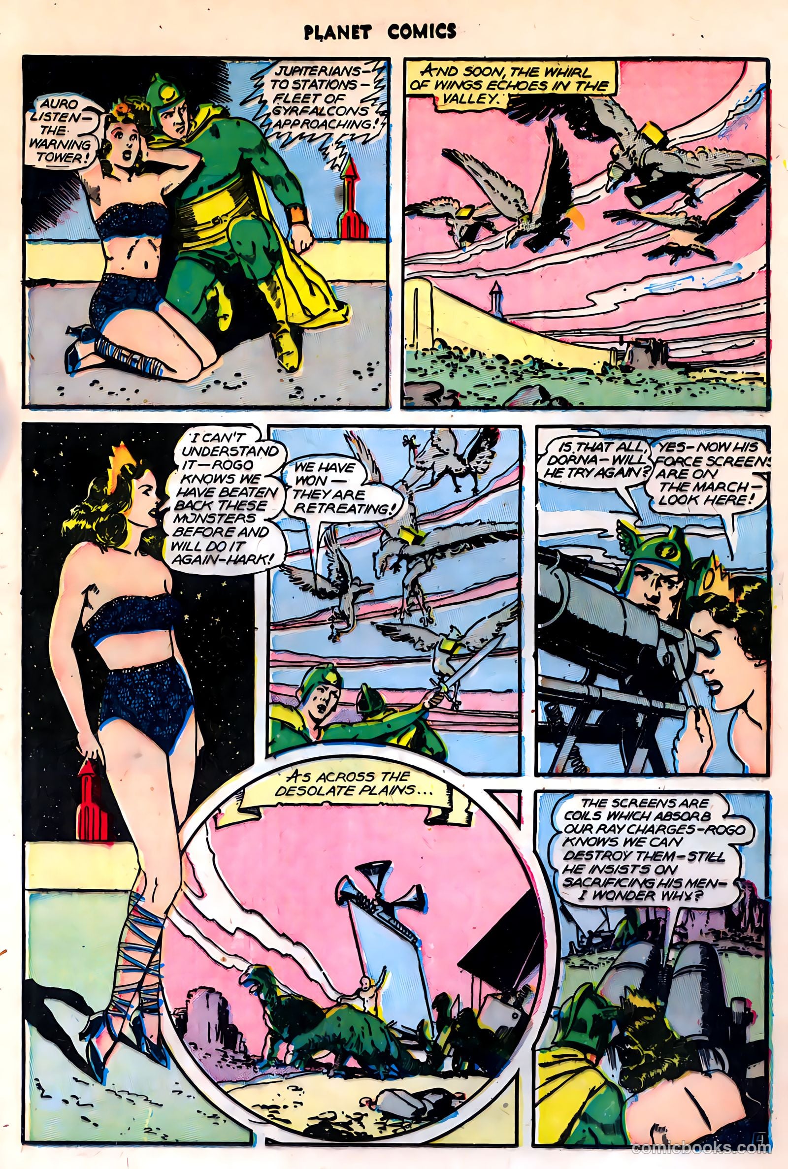 Planet Comics #42 (1946) — page 23 of 52