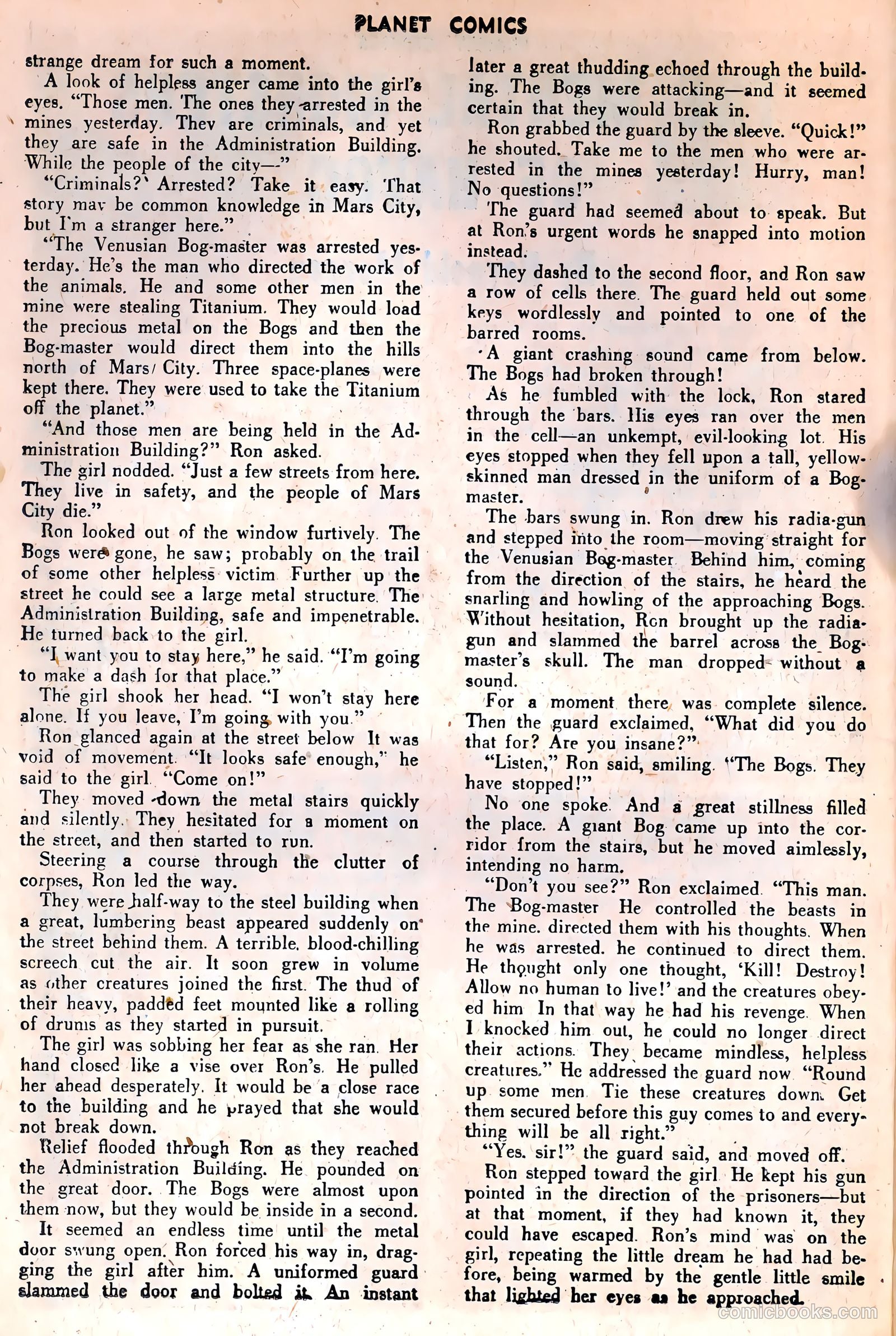 Planet Comics #42 (1946) — page 36 of 52