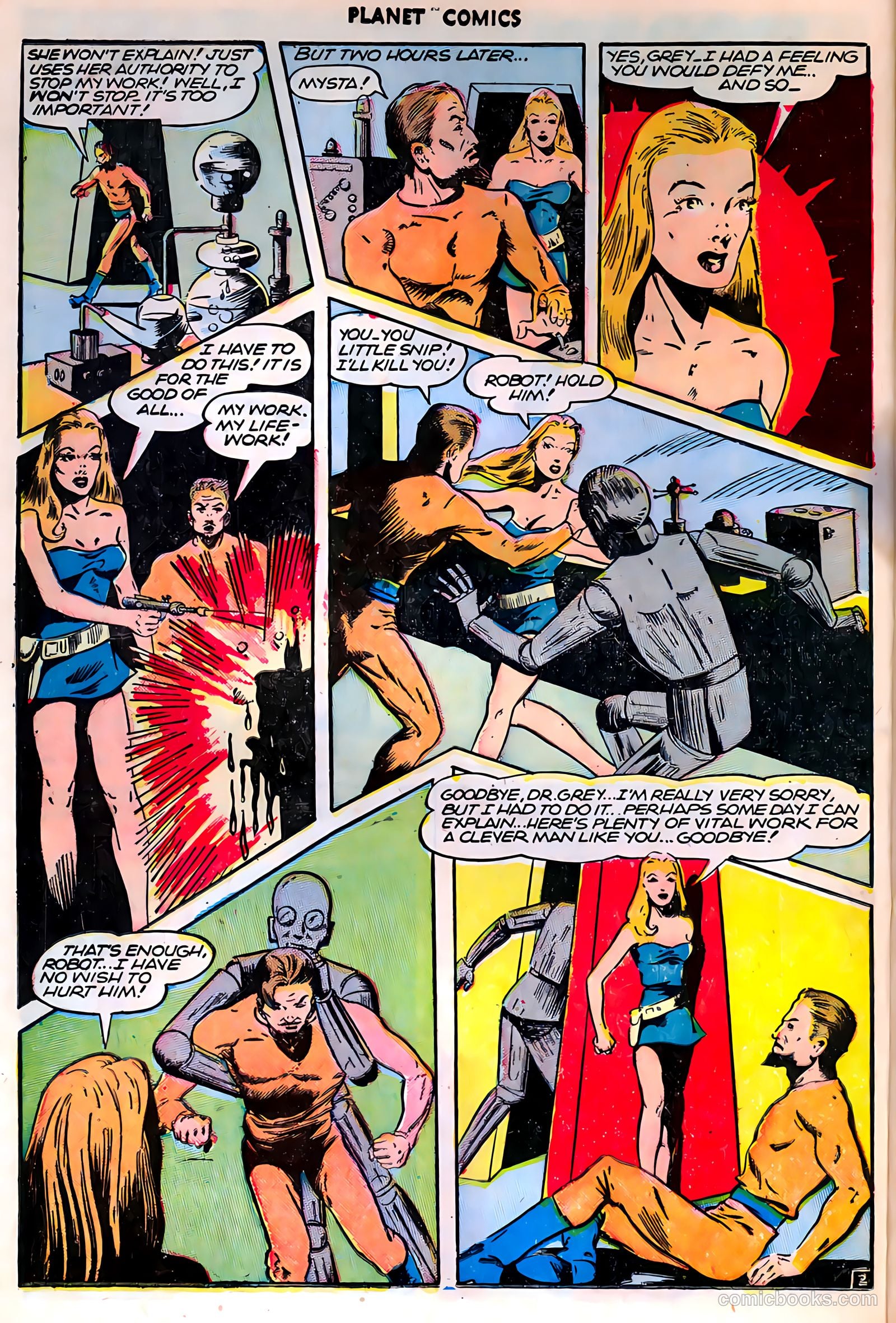 Planet Comics #42 (1946) — page 38 of 52